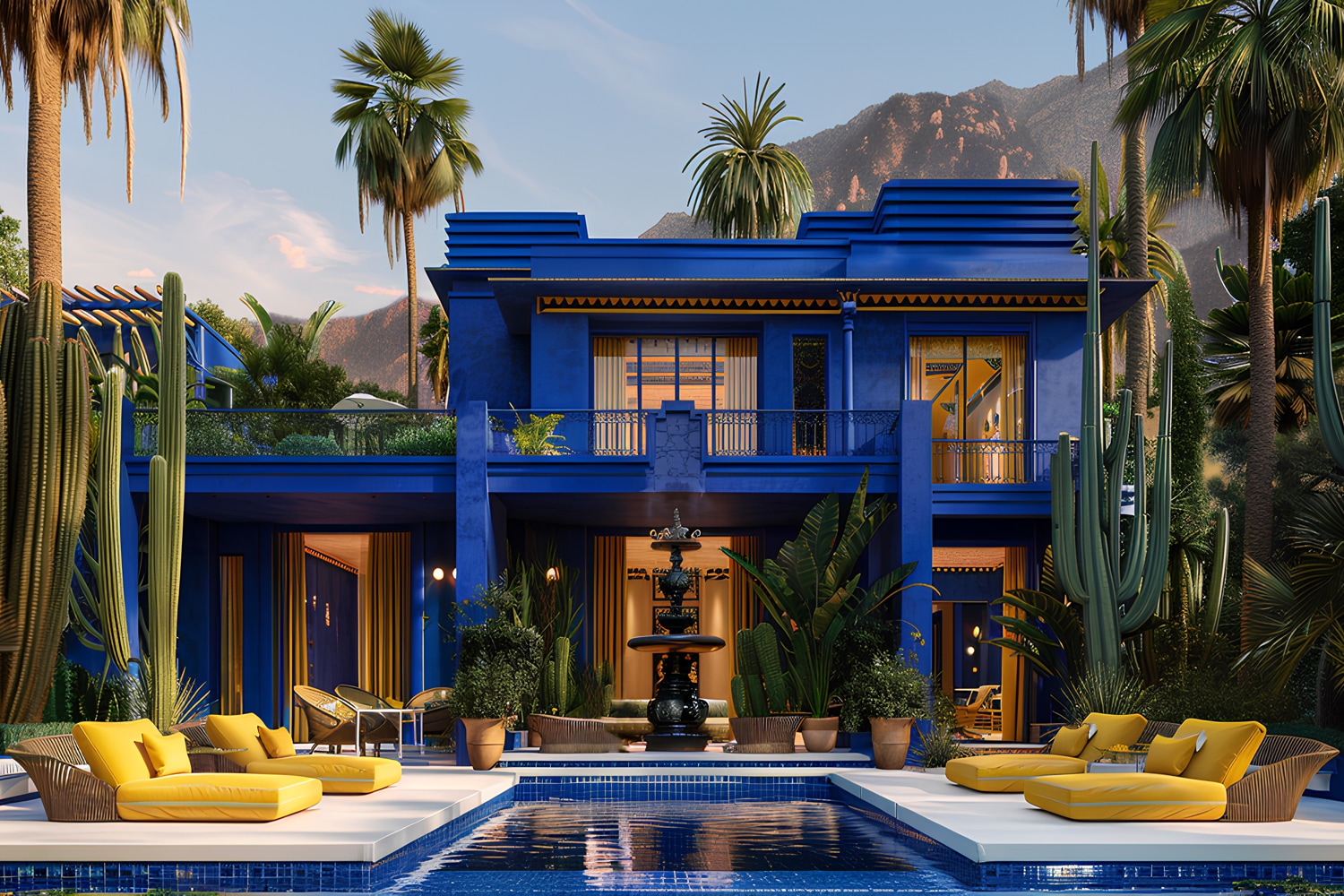 queence XXL-Wandbild »Akustikbild Palm Springs USA - Kalifornien« Amerika | Bilder von Amerika | Palmen 1 Stk. tlg. Einfache Akustiklösung ohne Baumaßnahme, Schalldämmung, Paneele