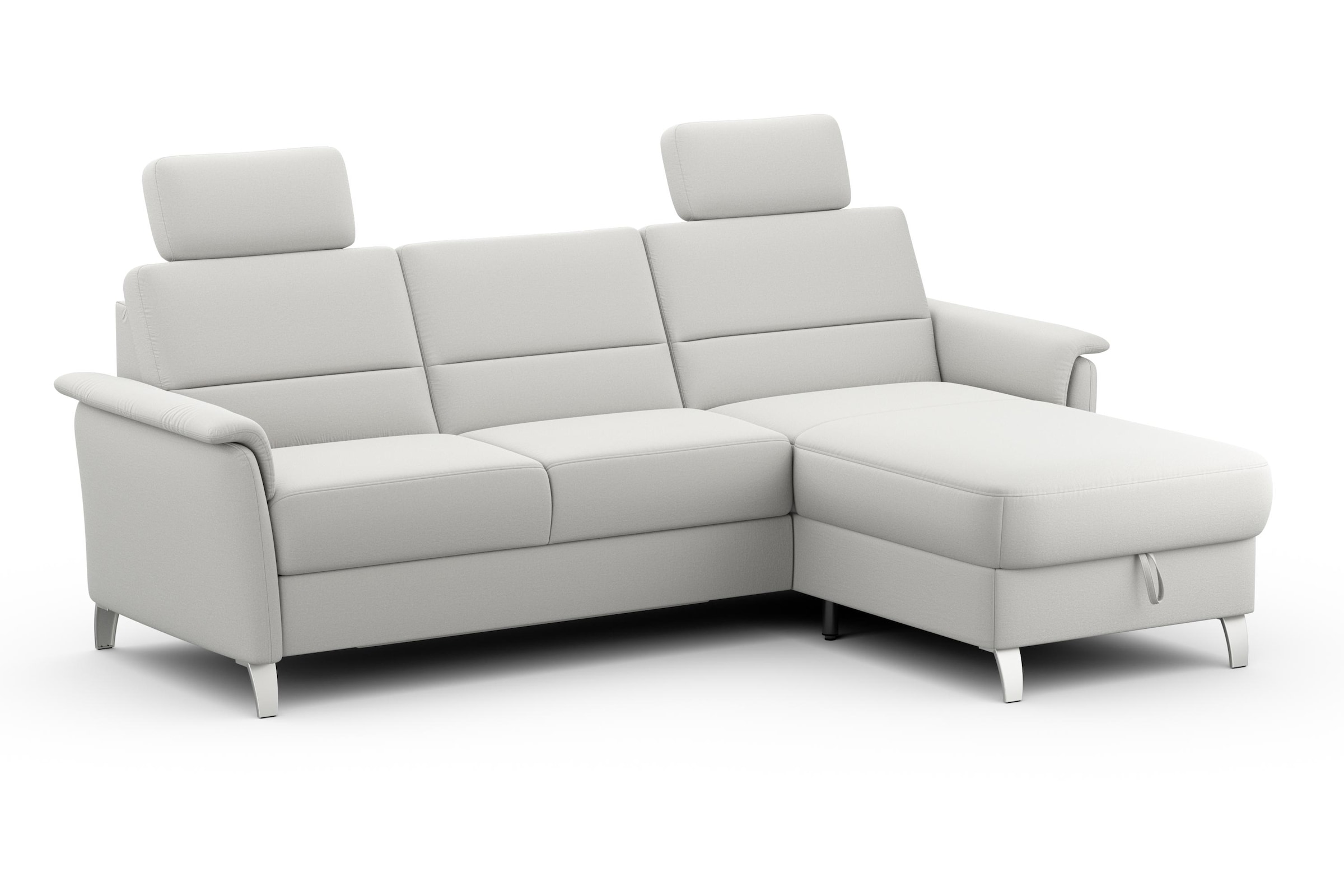 sit&more Ecksofa »Palmera L-Form«, Federkern, wahlweise mit Bettfunktion und mit/ohne Stauraum