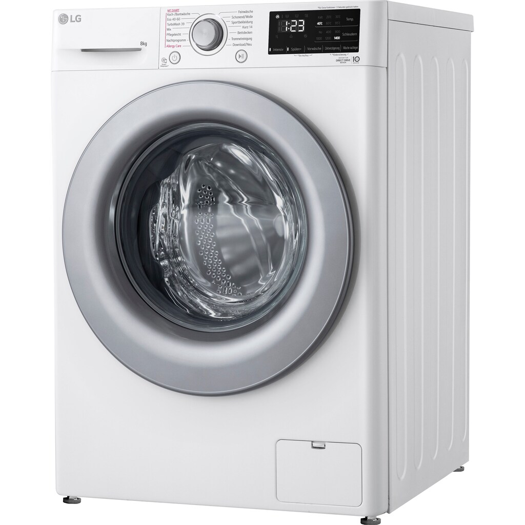 LG Waschmaschine »F4WV3284«, Serie 3, F4WV3284, 8 kg, 1400 U/min