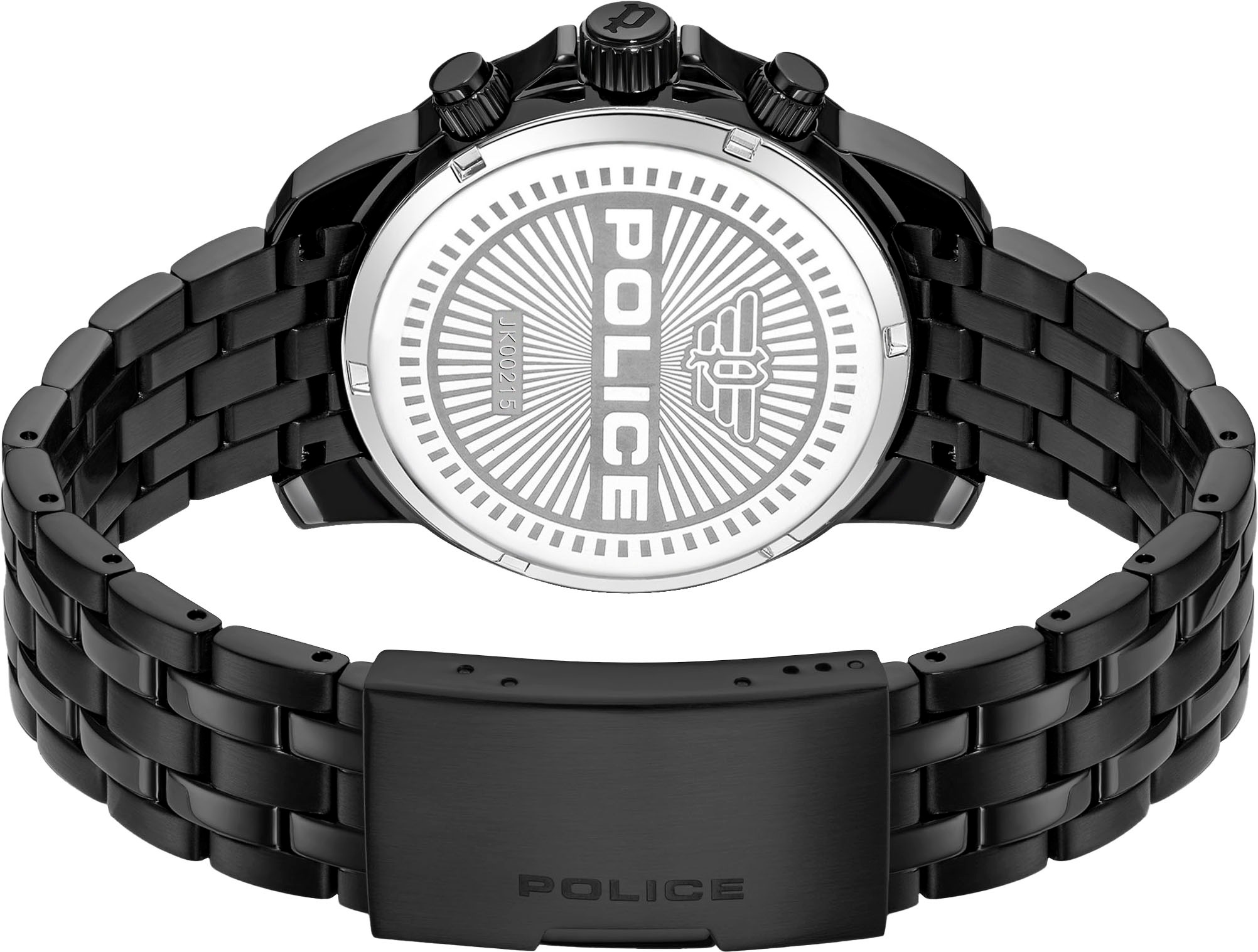 Police Multifunktionsuhr »NEWPORT«, Quarzuhr, Armbanduhr, Herrenuhr, Edelstahlarmband, analog, Wochentag