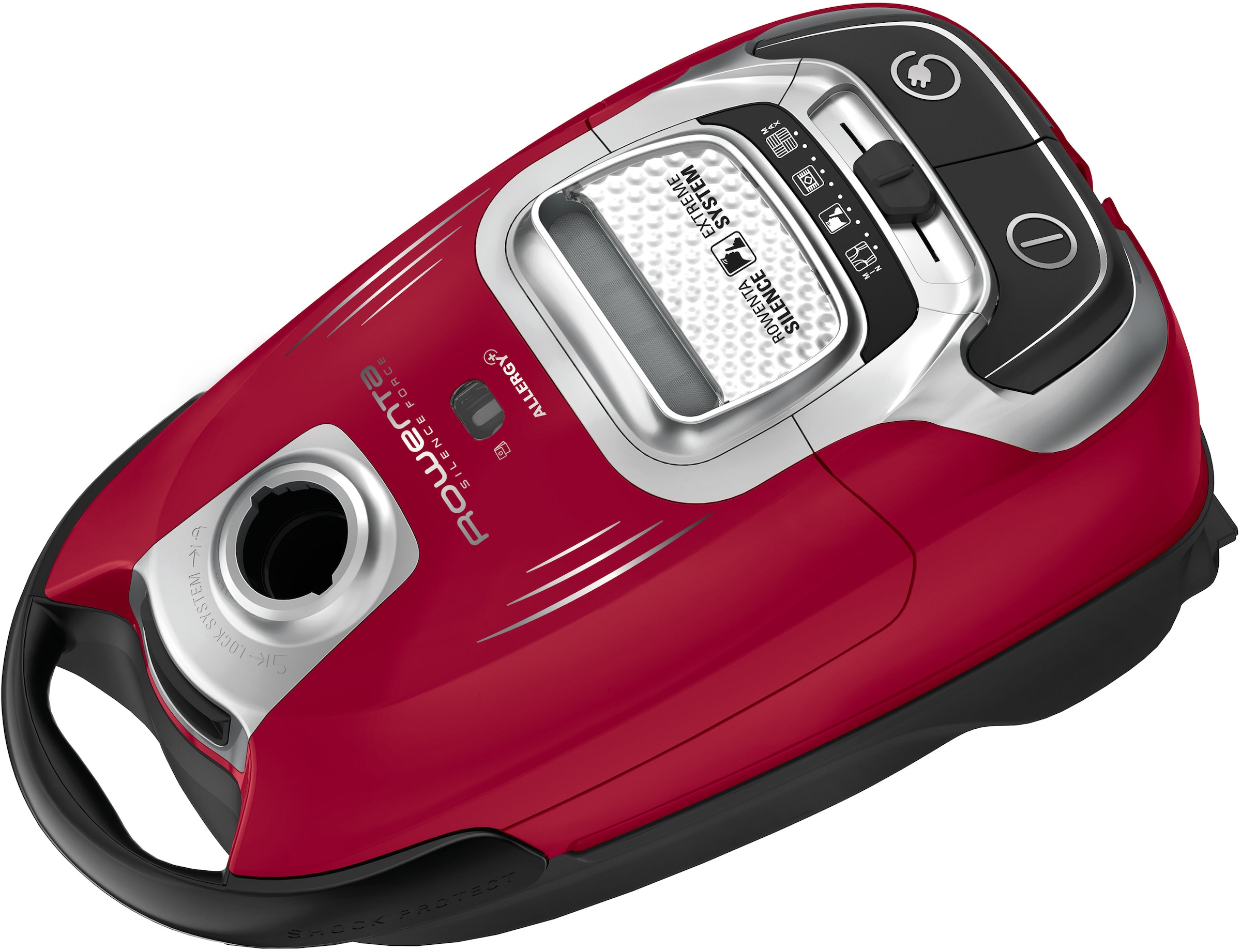 Rowenta Bodenstaubsauger »Silence Force Allergy+, 4,5 L Staubbeutelkapazität, sehr leise,«, 400 W, mit Beutel, langlebiger EffiTech-Motor, Staubsauger Tierhaare, RO7473