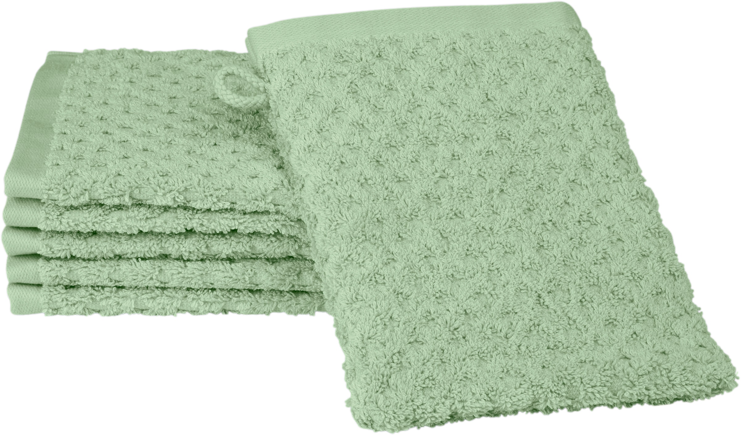 (6 6 und schnell »Harmony«, 100 bequem Waschhandschuhe), ROSS Baumwolle % tlg., Waschhandschuh bestellen