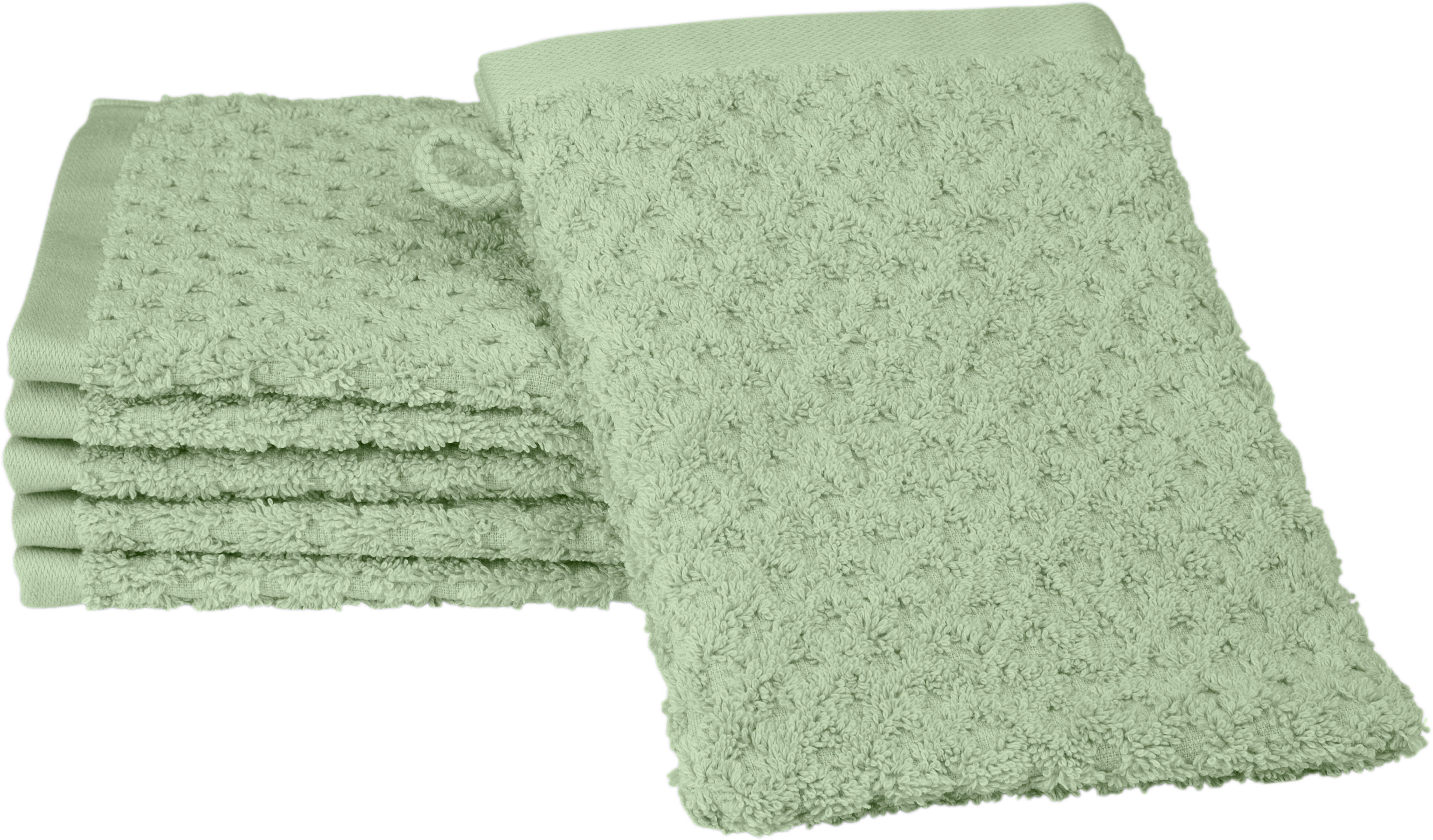 Waschhandschuh »Harmony«, (6 tlg., 6 Waschhandschuhe), 100 % Baumwolle