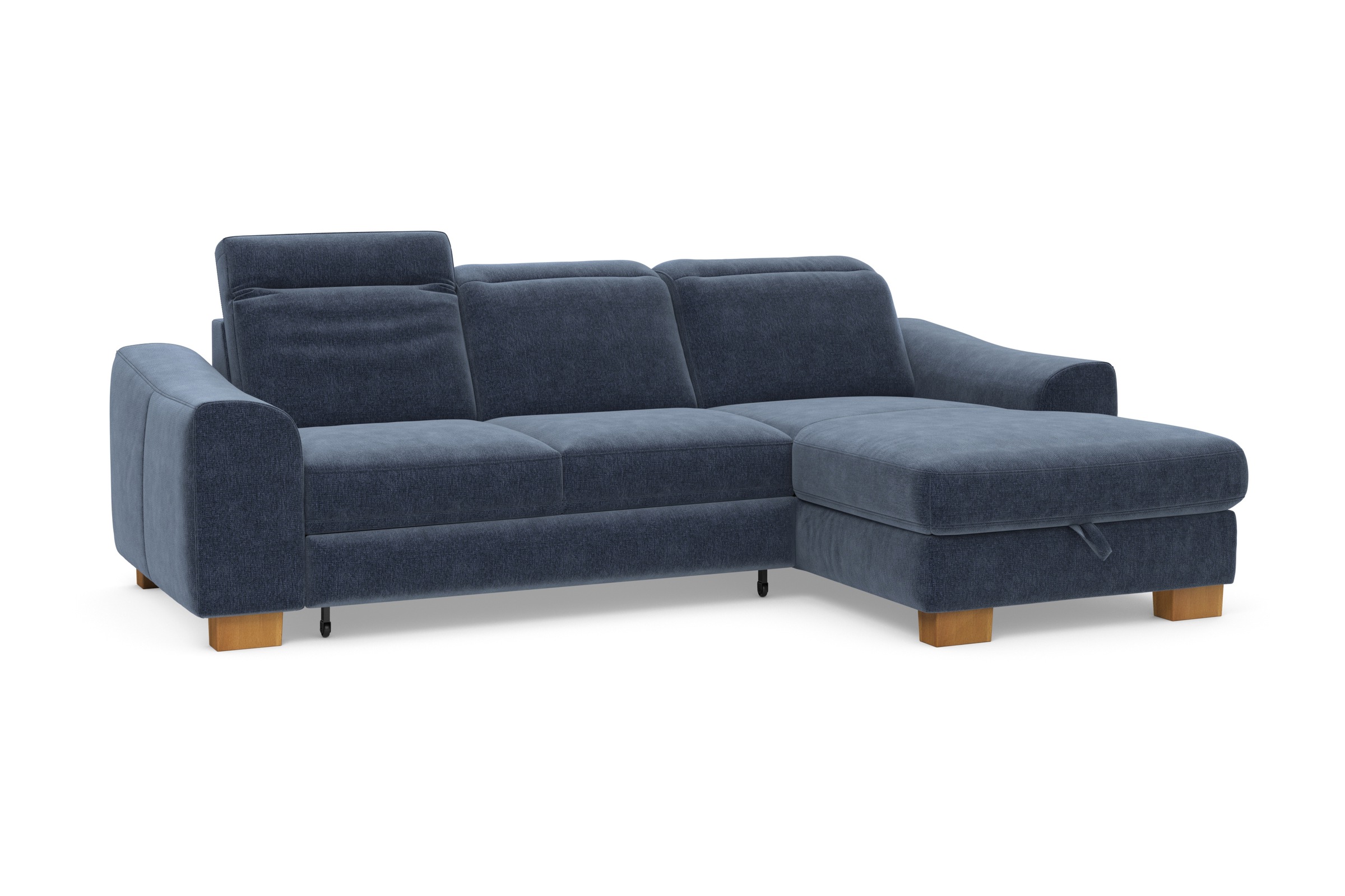 Home affaire Ecksofa »Dundee L-Form«, wahlweise mit Kopfteilverstellung und zusätzlich mit Bettfunktion
