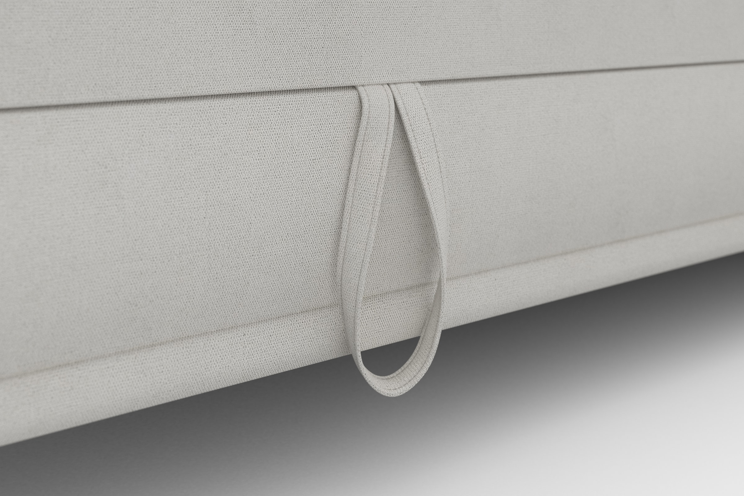 sit&more Ecksofa »Cabrio L-Form, mit Sitztiefenverstellung, Arm- und Kopfteilverstellung«, 2 Nierenkissen, Federkern, optional Bettfunktion und Stauraum