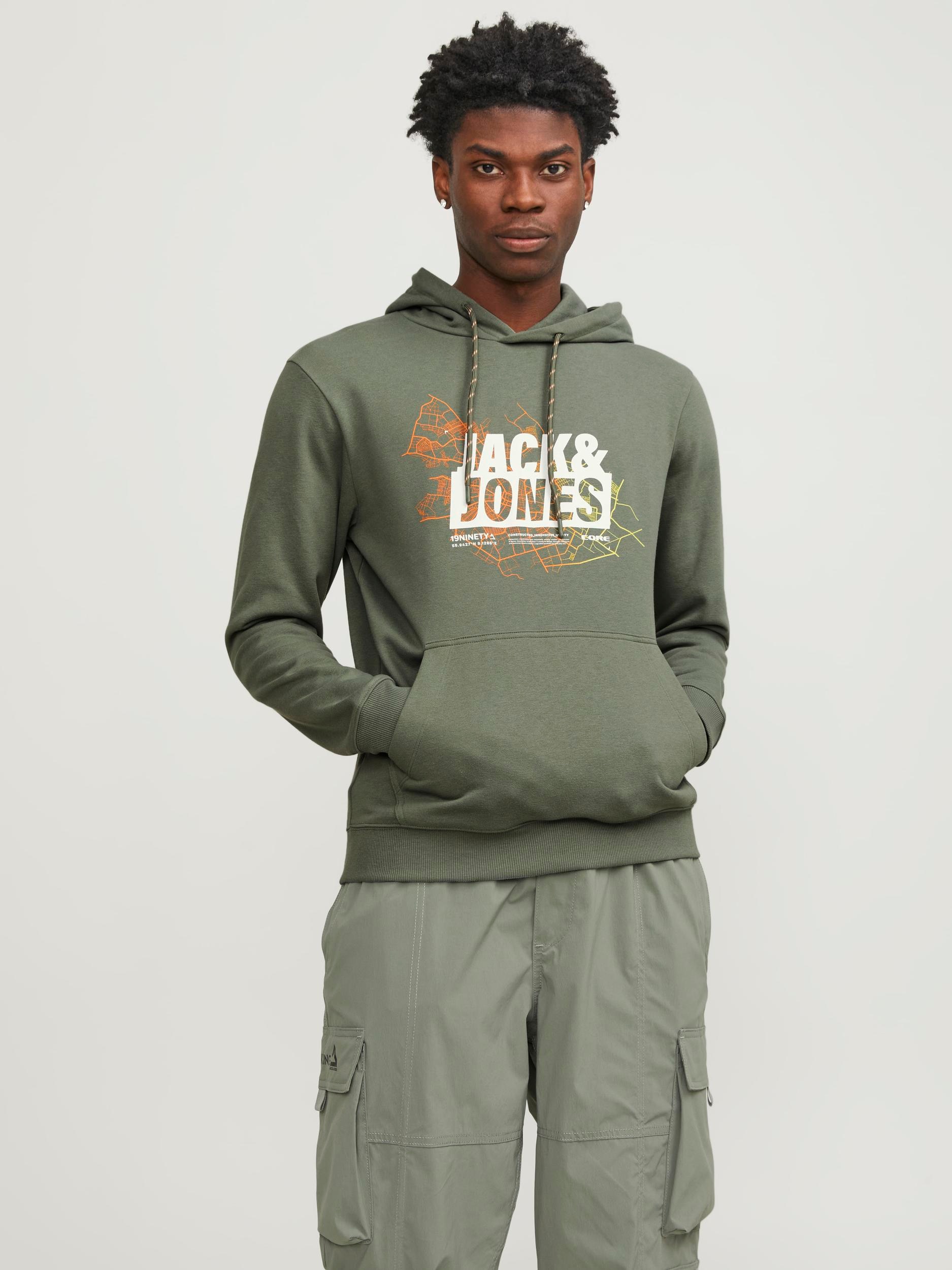 Jack & Jones Kapuzensweatshirt »JCOMAP LOGO SWEAT HOOD SN«