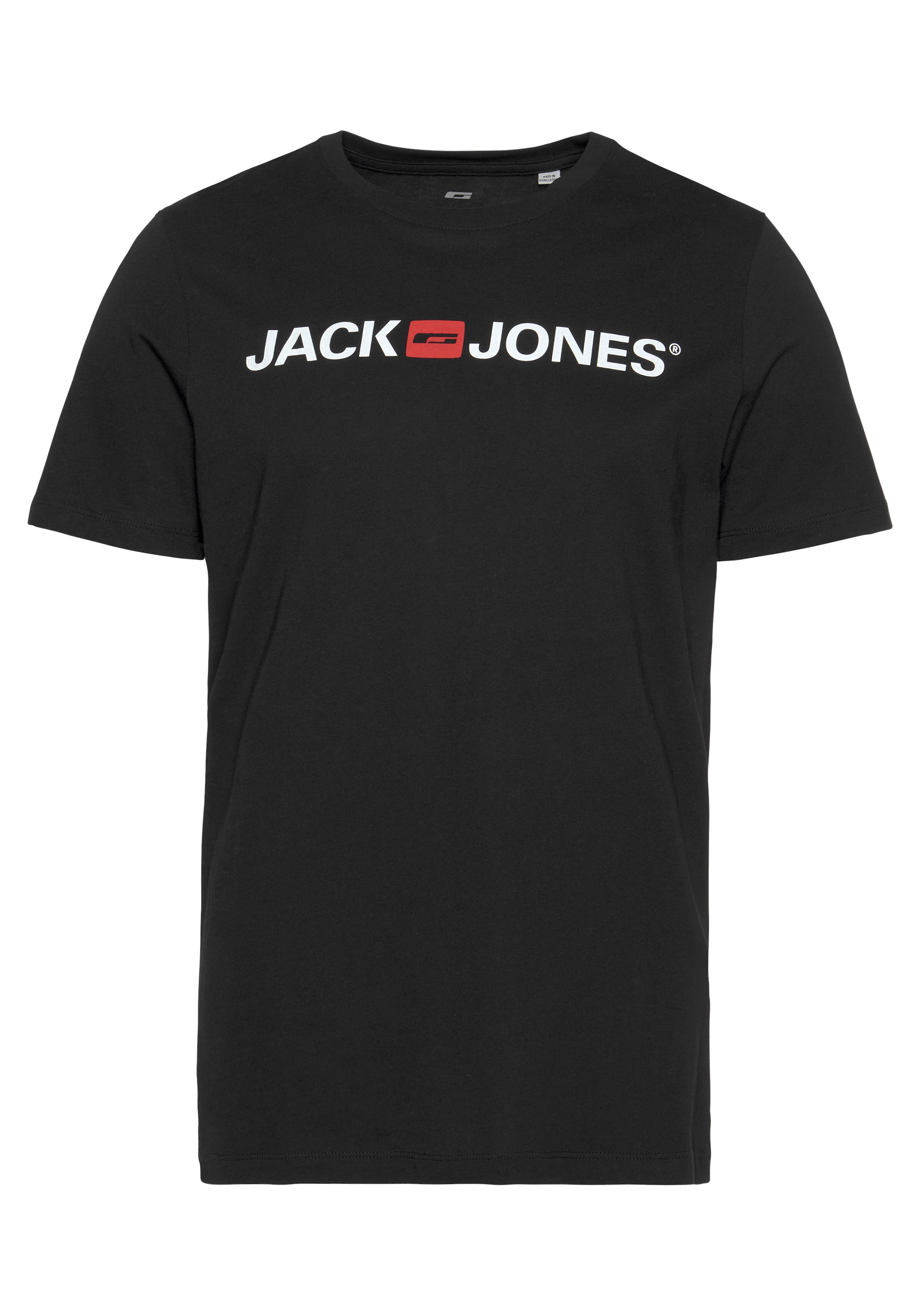 Jack & Jones T-Shirt »JJECORP   mit Print, vielseitig kombinierbar für den Alltag« Logodruck, modisch, regular fit, Baumwolle, Rundhals