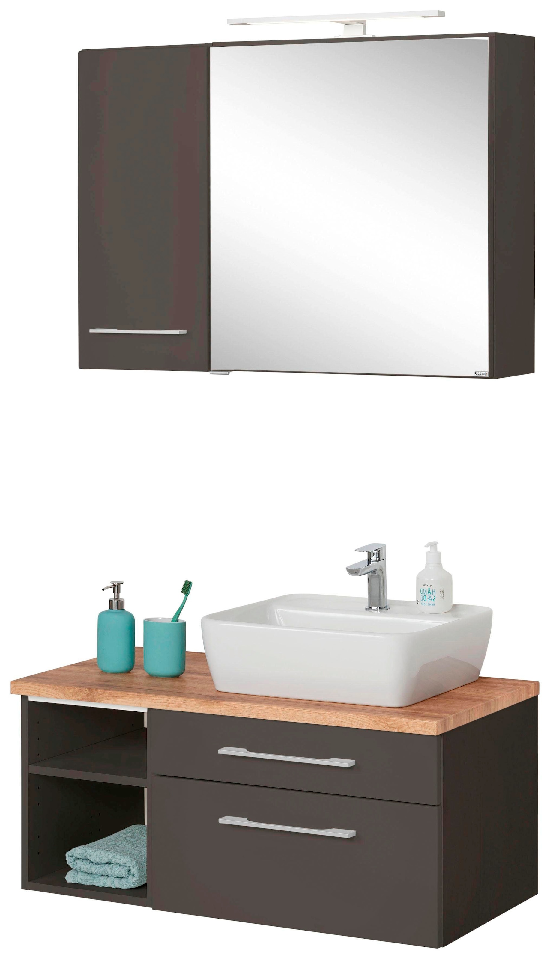 welltime Badmöbel-Set »Davos« 3 Stk. tlg. günstig online kaufen