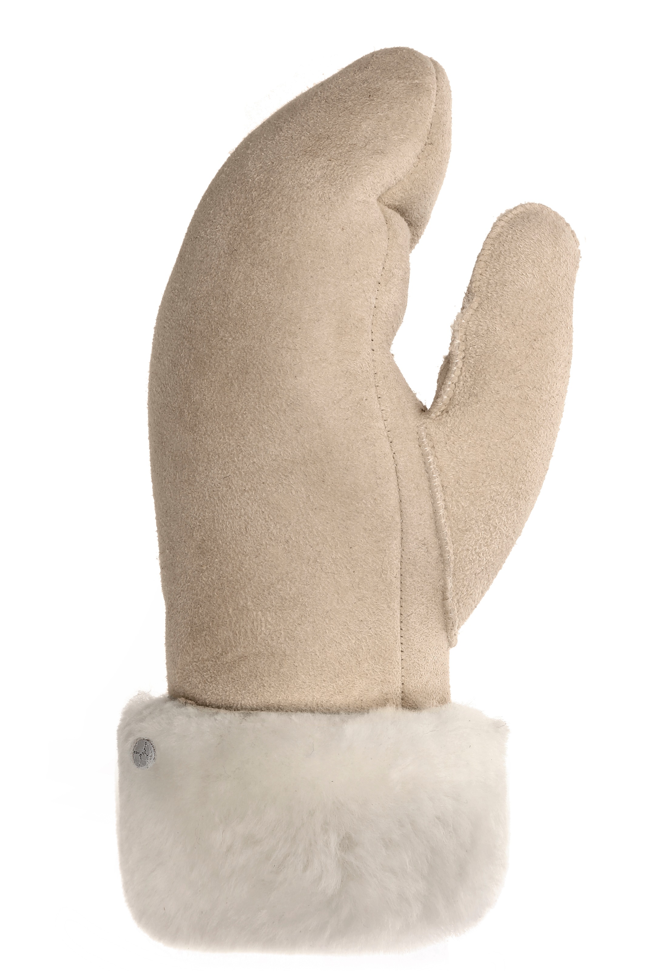 PEARLWOOD Lederhandschuhe »FIONA«, (1 Paar), Velourleder, Fausthandschuh, warm gefüttert
