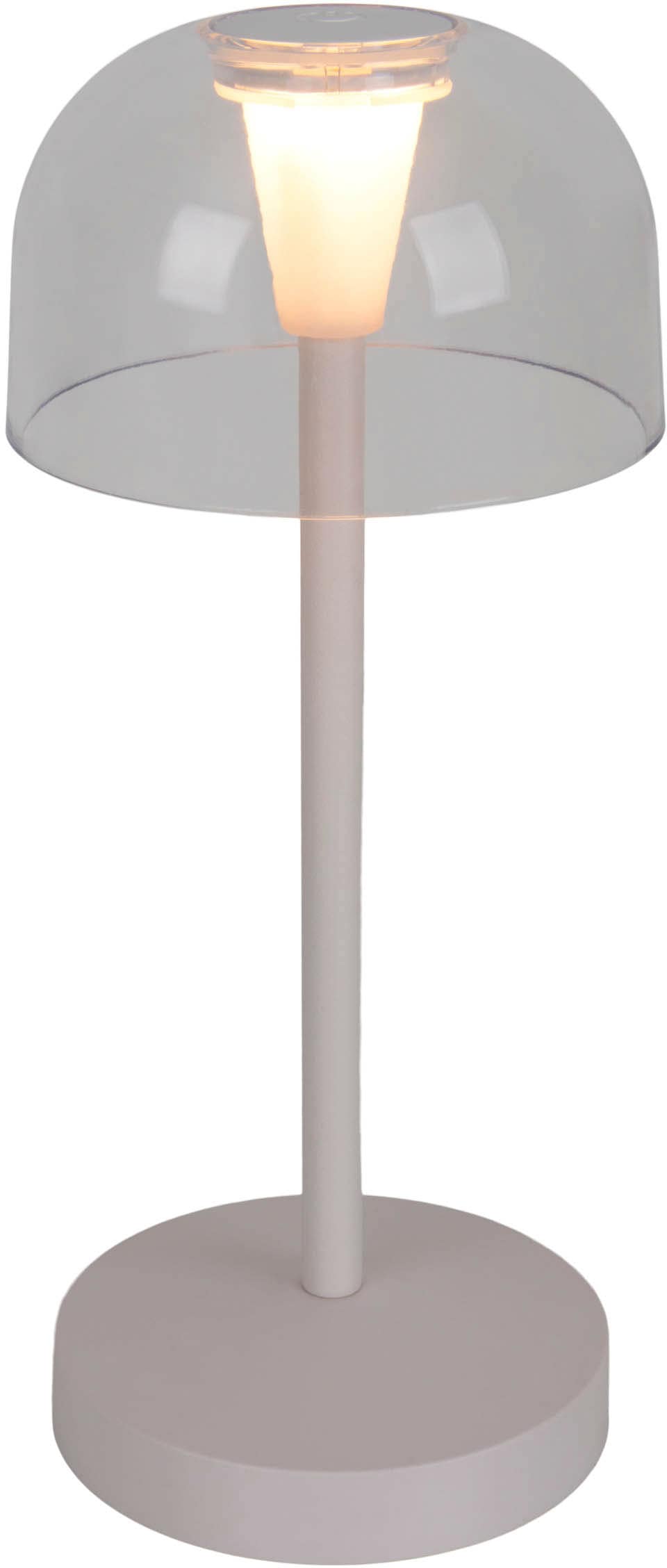 näve LED Tischleuchte »Gomba 18,5 cm«, 2er-Set, Leuchtmittel LED-Modul | LED fest integriert, über USB-Kabel aufladbar, Memoryfunktion, stufenlos dimmbar