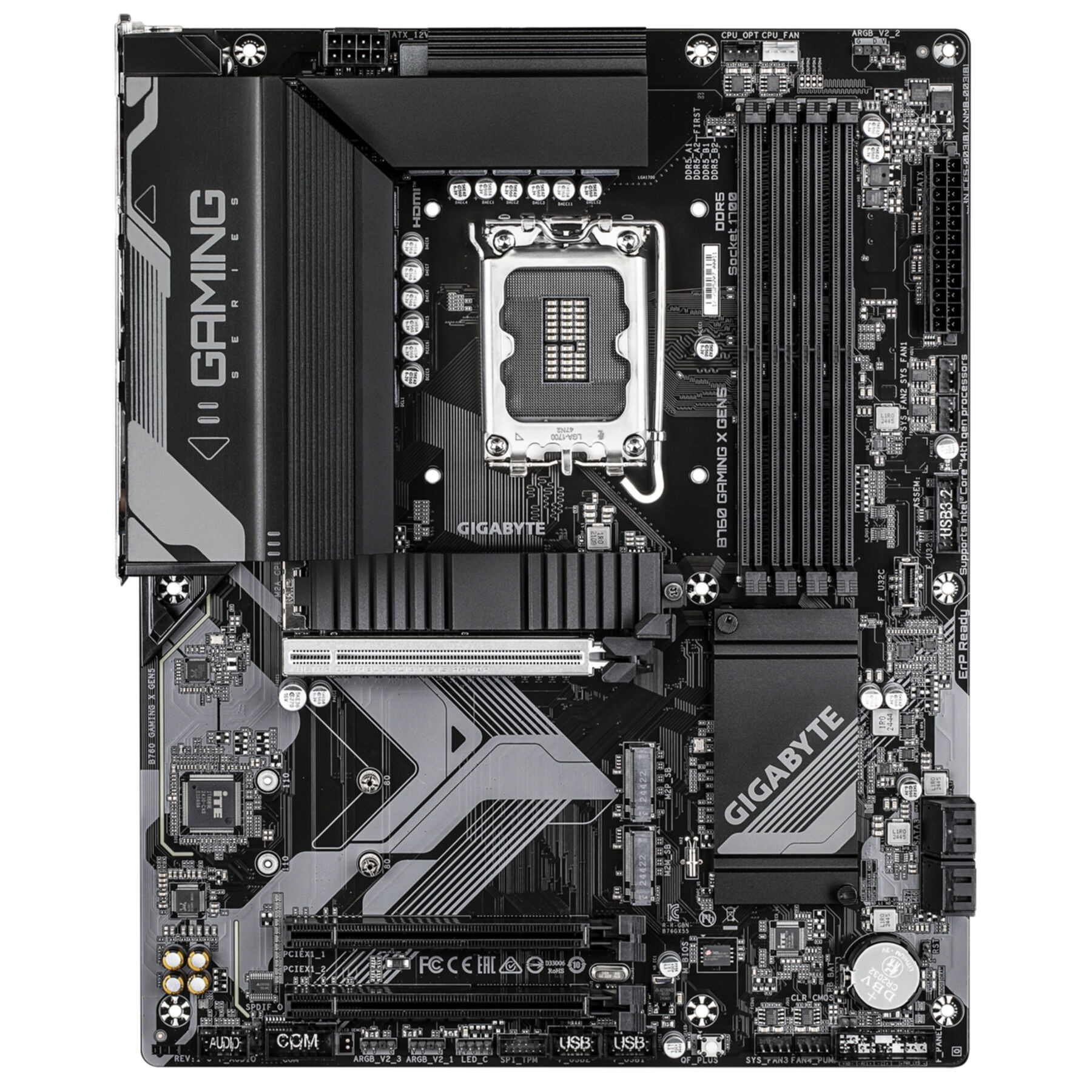 Gigabyte Mainboard »B760 GAMING X GEN5 Mainboard – Unterstützt Intel Core Prozessoren der«