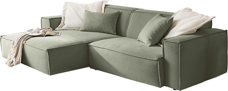3C Candy Ecksofa »Matteo in elegant, kubischer Formensprache, bequem, L-For günstig online kaufen
