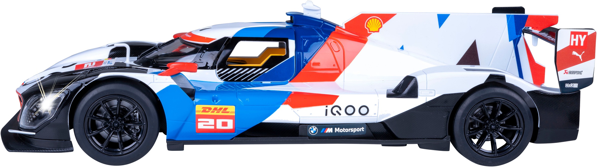 Jamara RC-Auto »BMW M Hybrid V8 LMDH 1:14 weiß 2,4GHz«, mit LED Licht