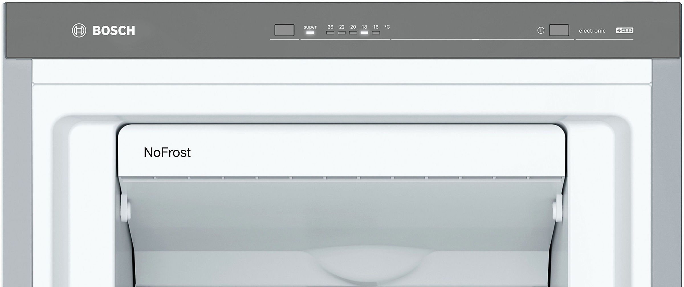 BOSCH European Side-by-Side, 186 cm hoch, 120 cm breit, mit Schnellkühlfunktion-höhenverstellbare Füße-Flaschenregal