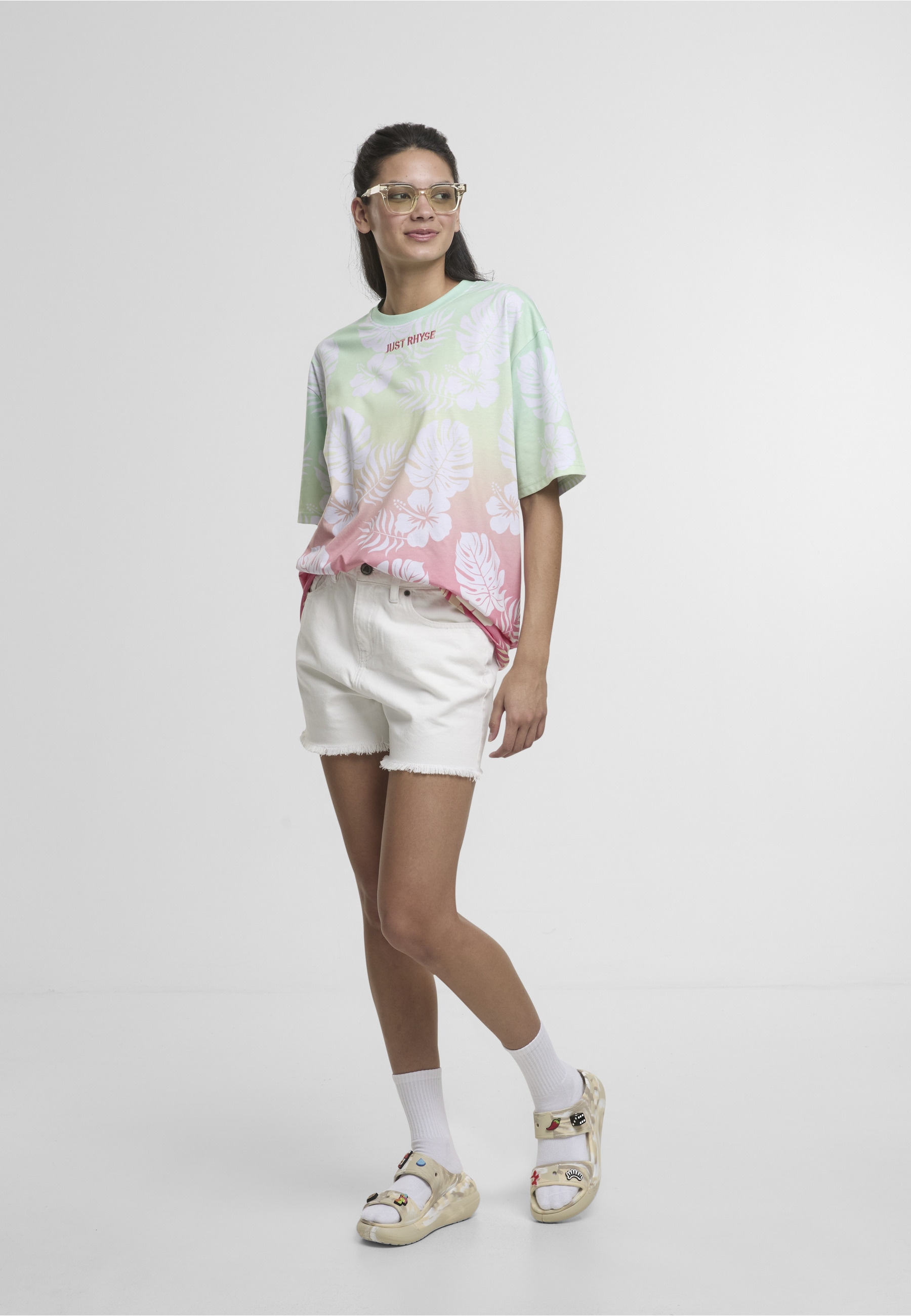 Just Rhyse T-Shirt »Just Rhyse Damen Just Rhyse Holidays T-Shirt« 1 Stk.