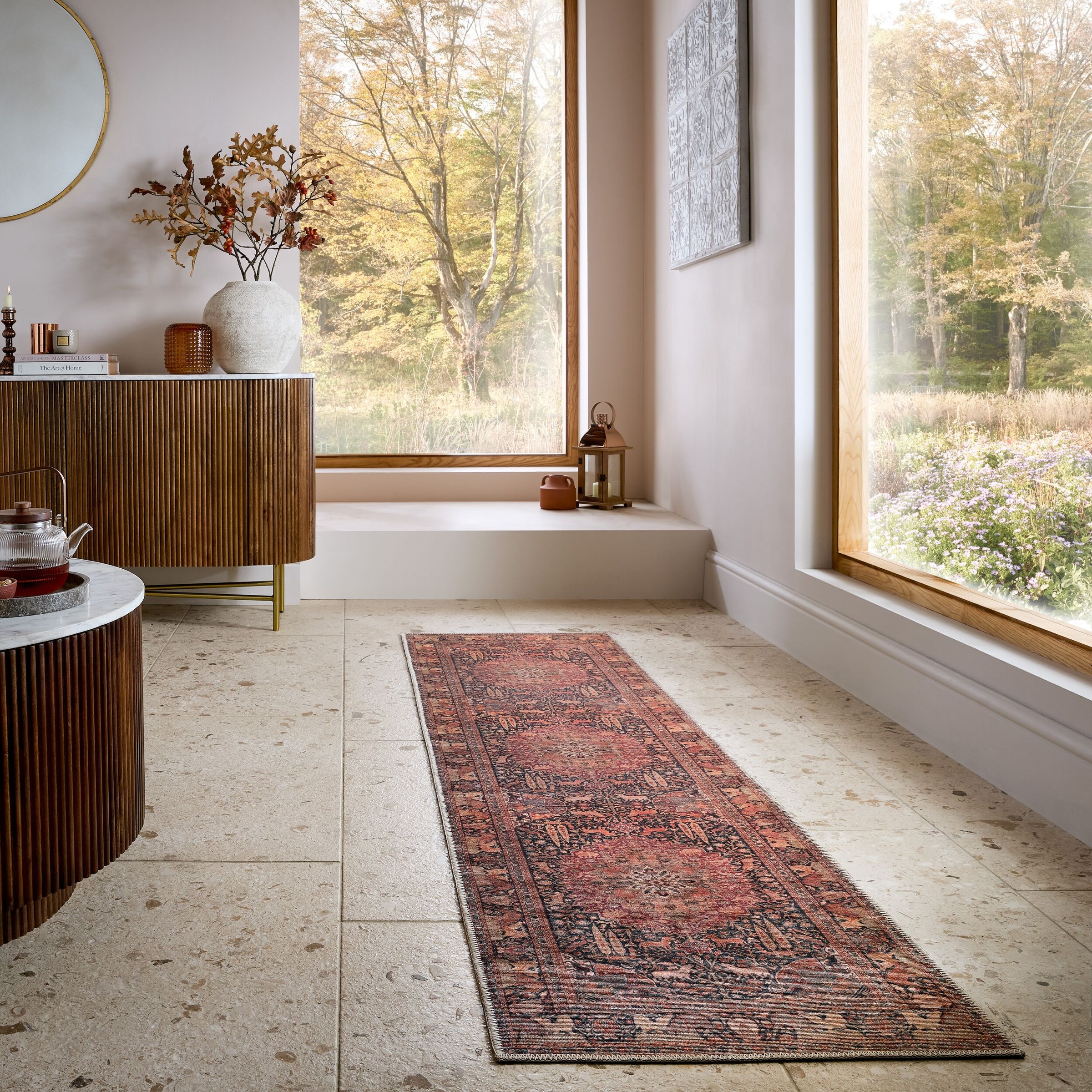 FLAIR RUGS Teppich »Nico«, rechteckig, 4 mm Höhe, Waschbarer Traditioneller günstig online kaufen