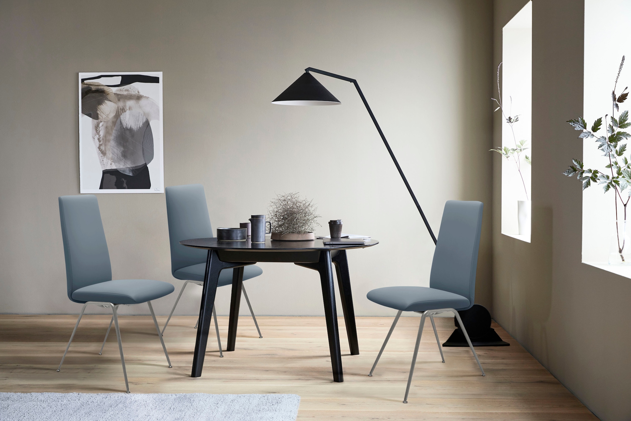 Stressless® Polsterstuhl »Laurel«, Leder PALOMA, High Back, Größe L, mit Beinen aus Stahl in Chrom matt