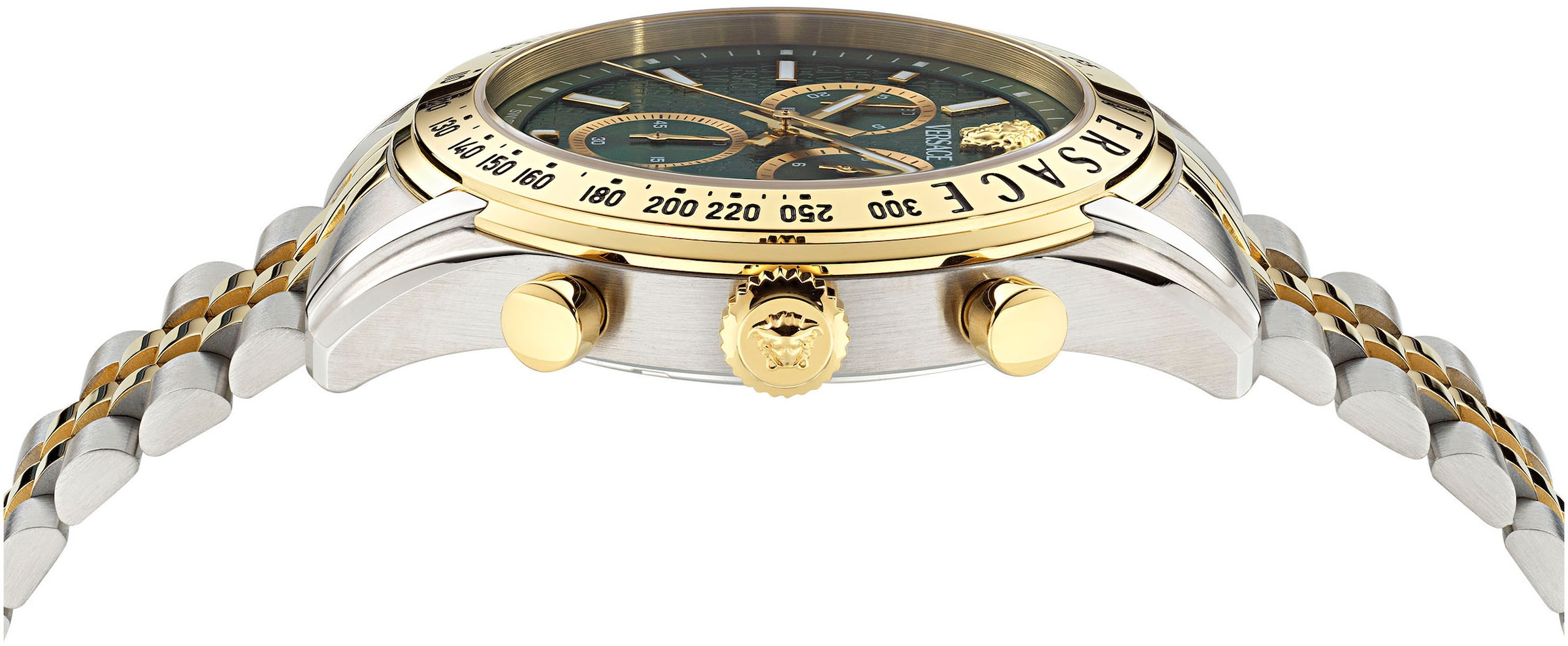 Versace Chronograph »CHRONO MASTER« Quarzuhr, Armbanduhr, Herrenuhr, Datum, Stoppfunktion, Swiss Made