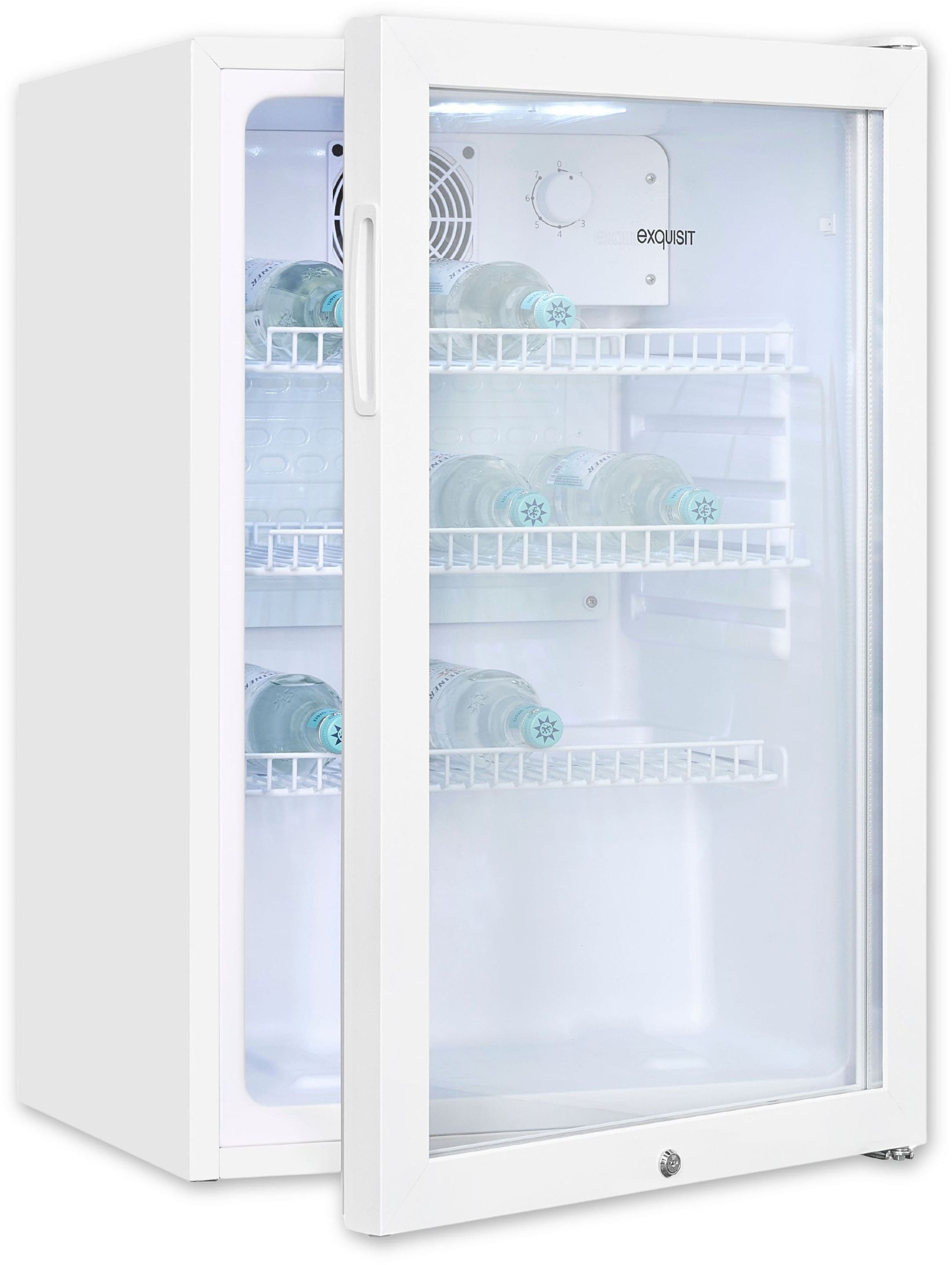 EXQUISIT Getränkekühlschrank »GKS120-GT-160C weiss« 84 cm hoch 54 cm breit