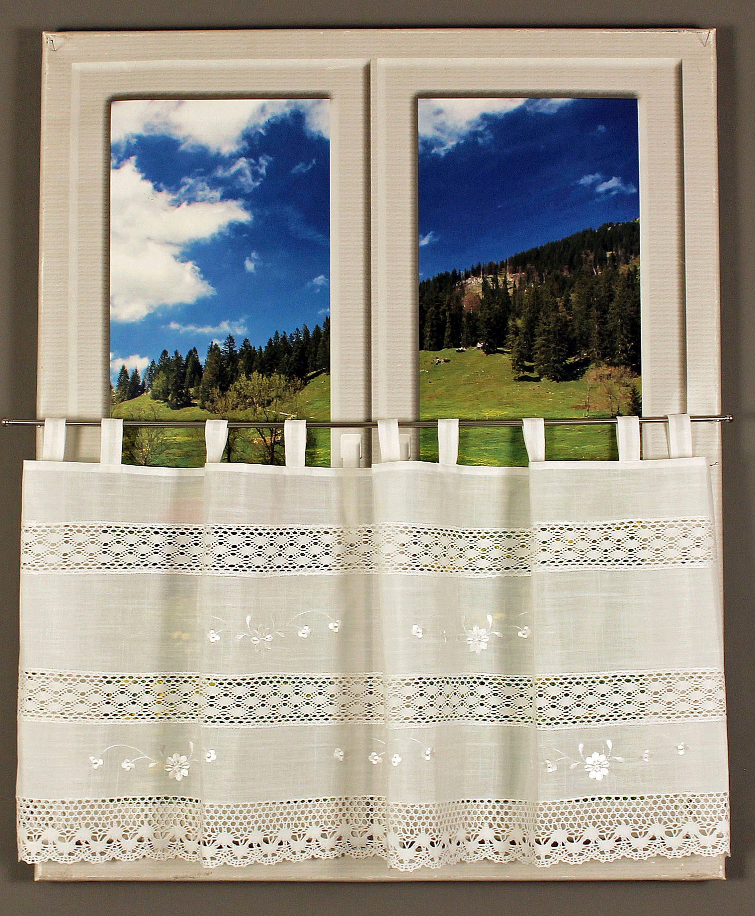 HOSSNER - ART OF HOME DECO Querbehang »Drachensee«, (1 St.), m. Spitze günstig online kaufen
