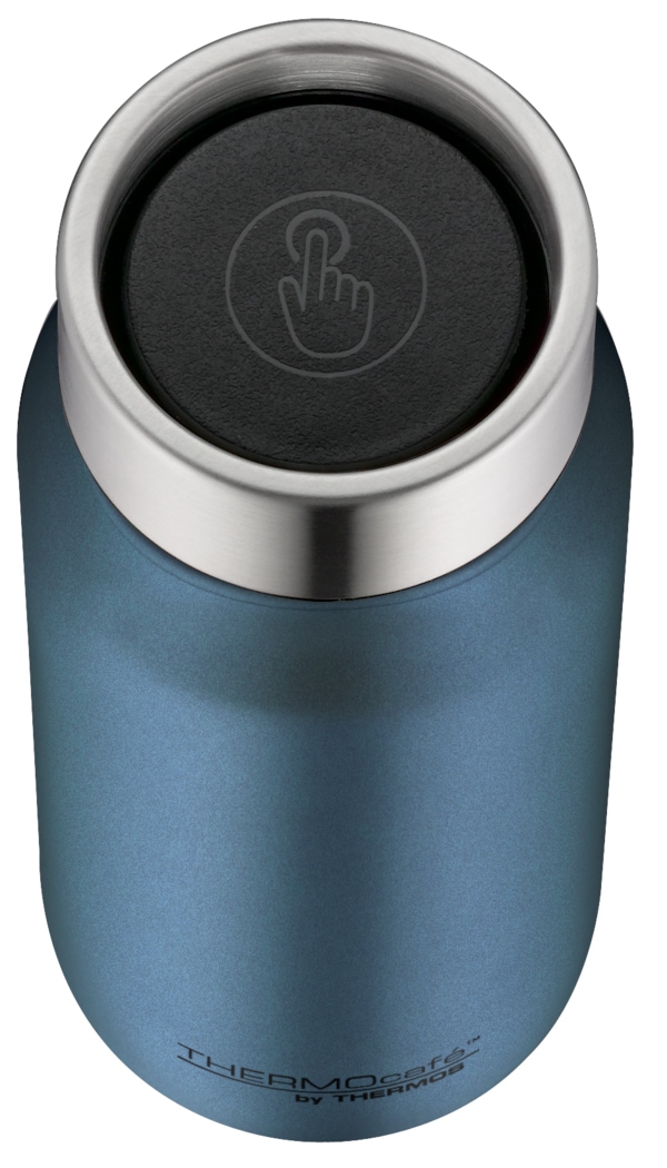THERMOcafé Thermobecher »TC DRINKING MUG, absolut dicht, spülmaschinenfest«, (1 tlg.), 0,5l, 9h heiß & 20h kalt, zerlegbares Push Button Lid