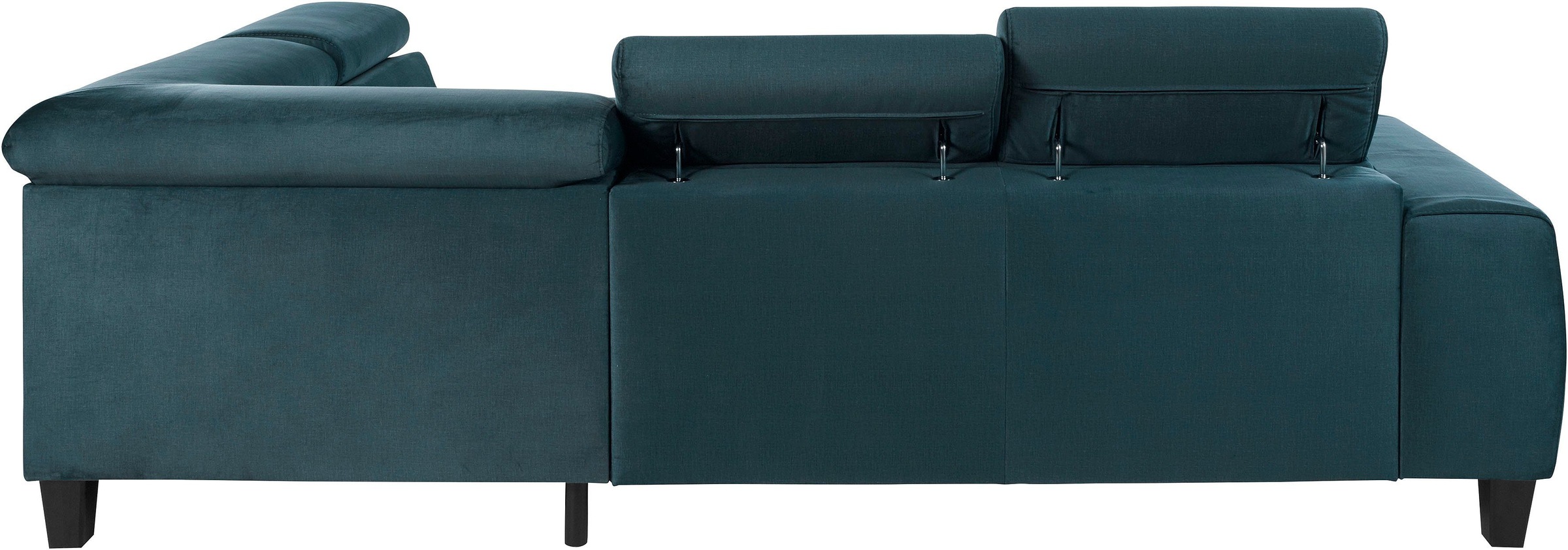 COTTA Polstergarnitur »Morven L-Form«, (Set), Set bestehend aus: Ecksofa mit Kopfteilverstellung & Hocker