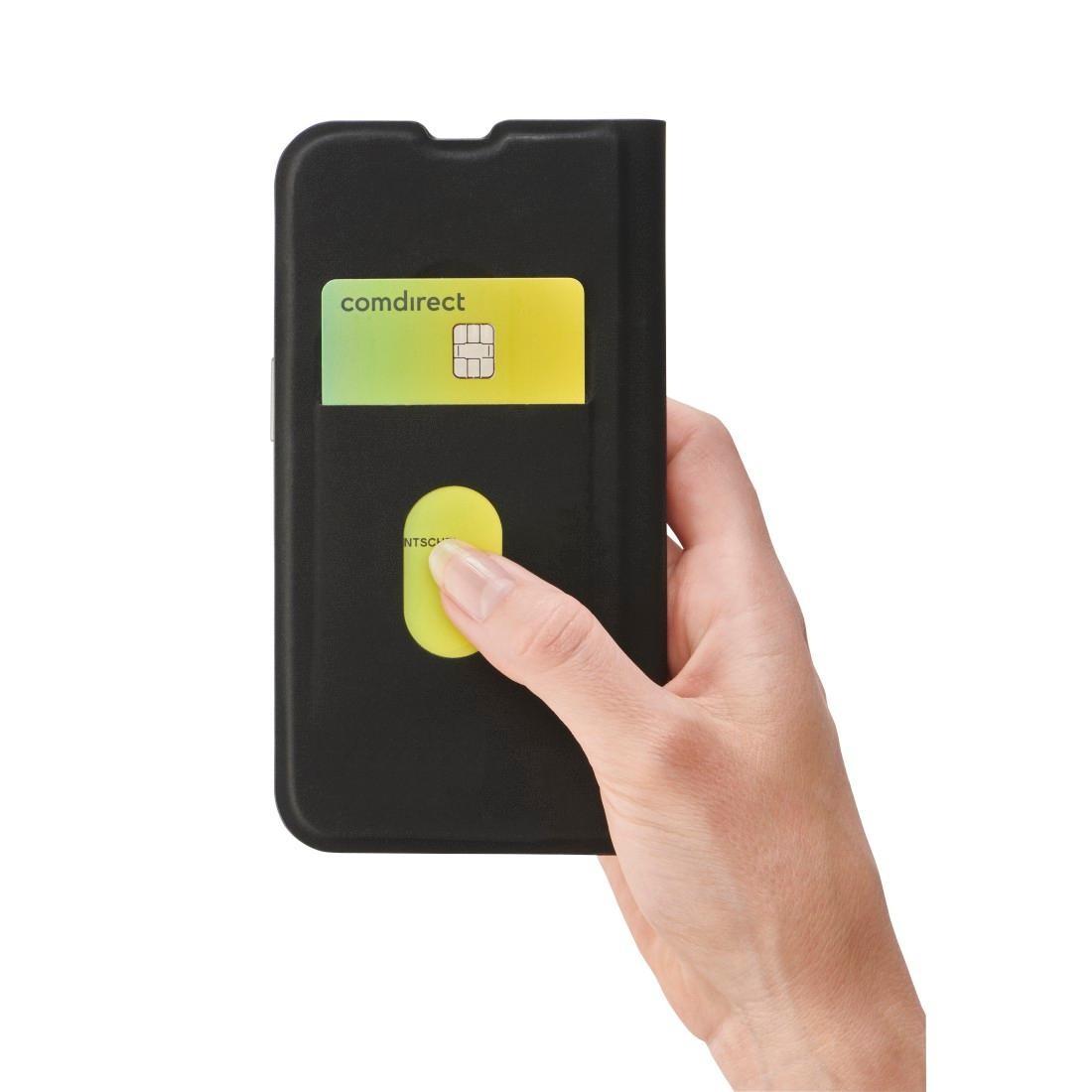 Hama Smartphone-Hülle »Handytasche Booklet für Apple iPhone 15 Pro schwarz, Kartenfach«, iPhone 15 Pro