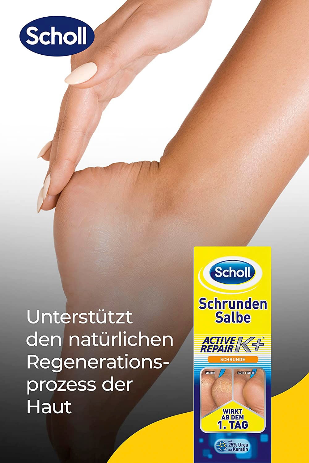 Scholl Fußcreme »Active Repair K+« Schrunden Salbe