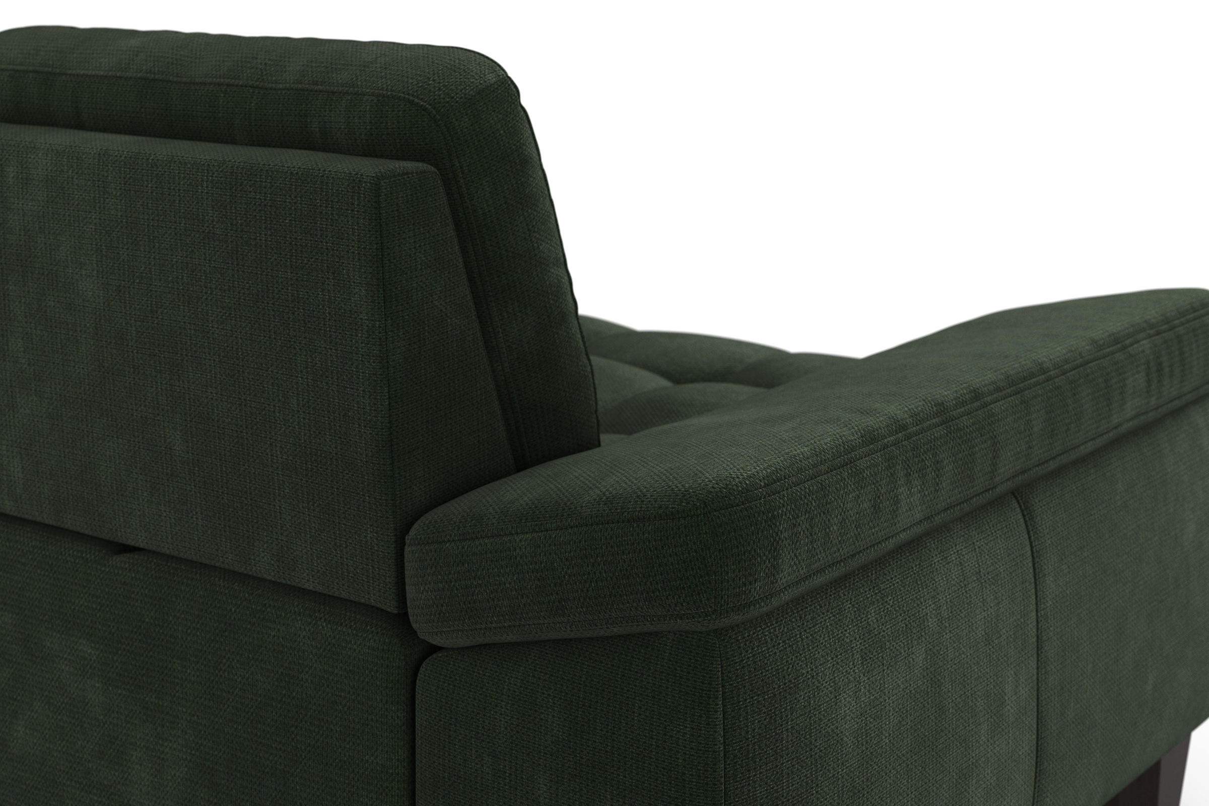 sit&more Ecksofa »Westham L-Form«, Recamiere, mit oder ohne Bettfunktion, Bettkasten, Füße wengefarben