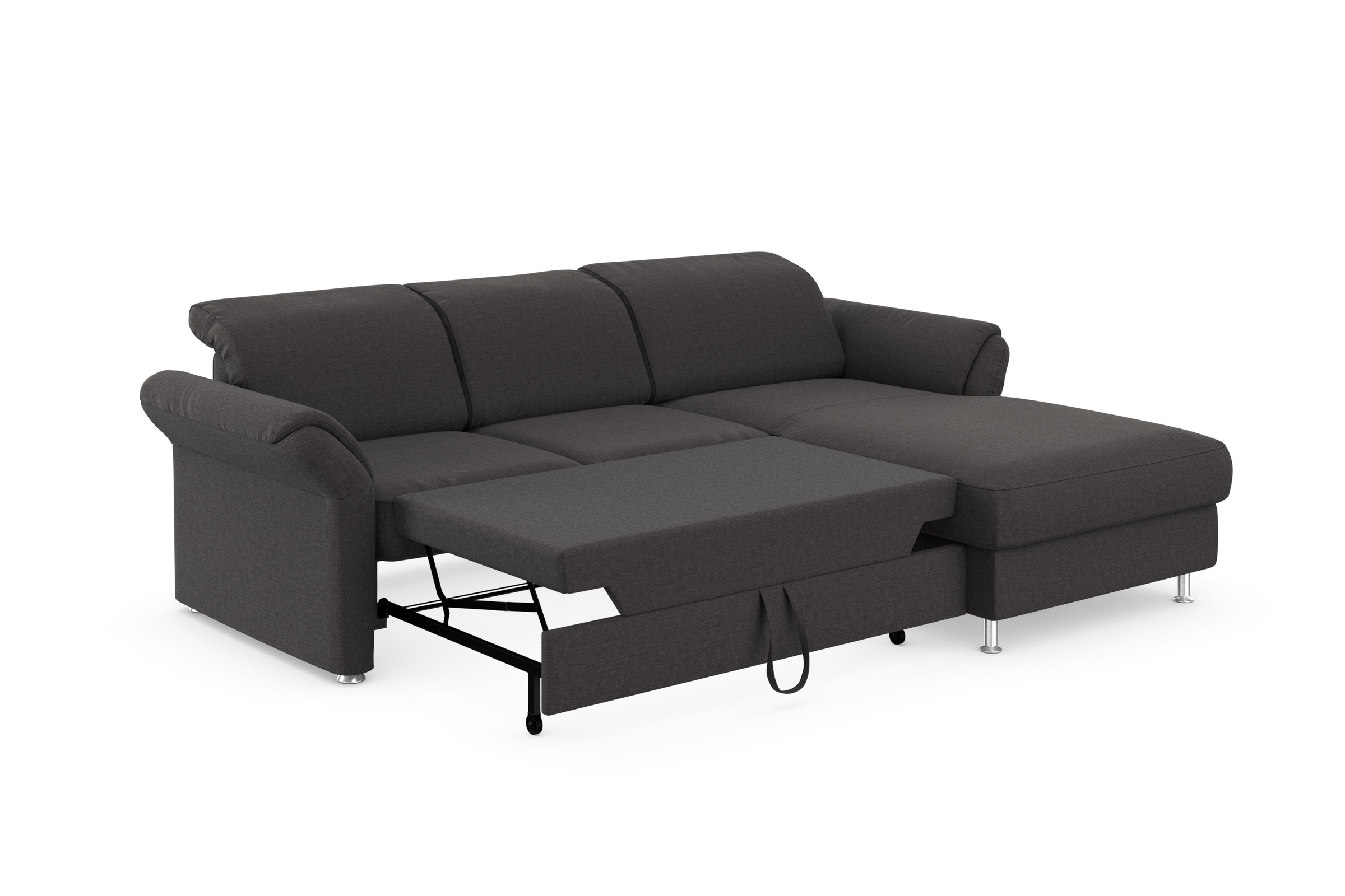 sit&more Ecksofa »Apulia L-Form«, wahlweise Bettfunktion, Bettkasten und Kopf- und Armteilverstellung