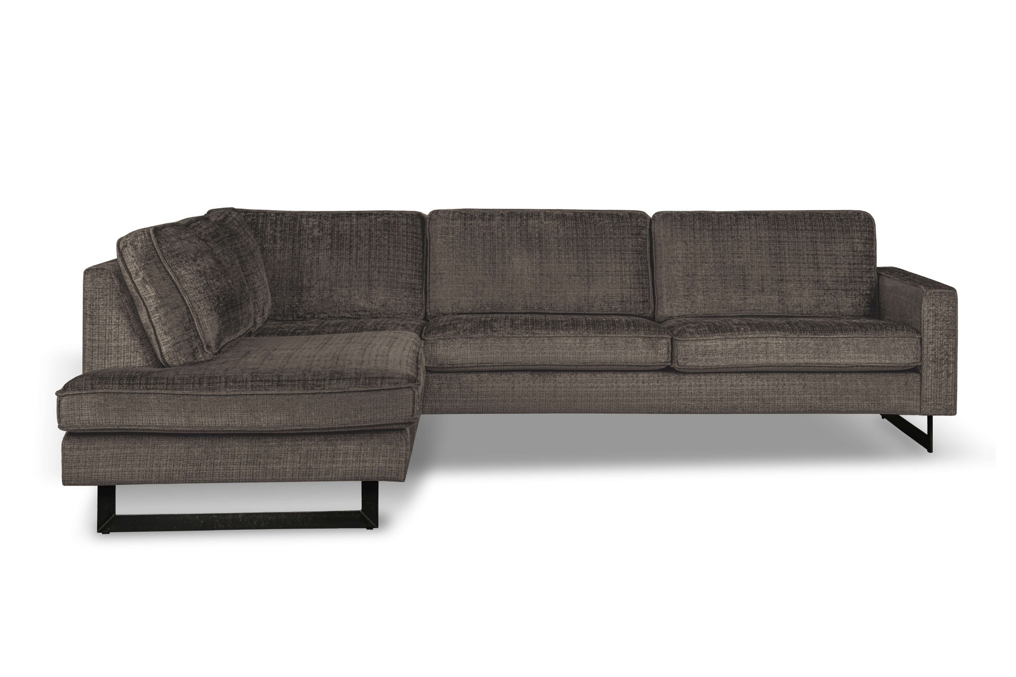 PLACES OF STYLE Ecksofa »Pinto, 290 cm, Cord, Chenille, Lederoptik, Ottoman günstig online kaufen