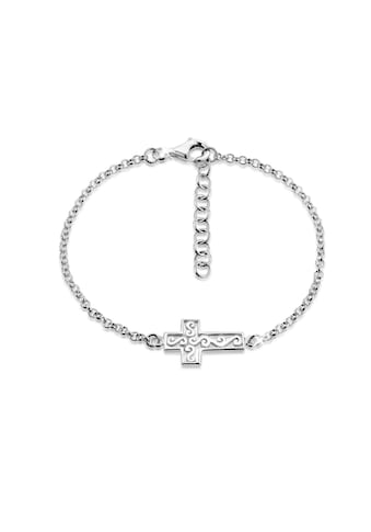 Nenalina Armband »Kreuz Symbol Ornament Anhänger Modern 925 Silber« kaufen