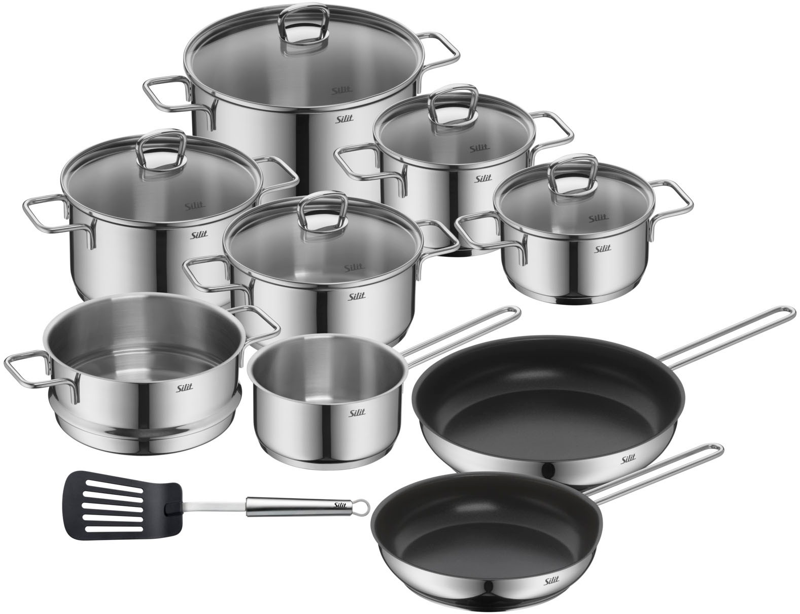 Silit Topf-Set »Alicante Induktion 10-teilig, Kochtopfset Induktion mit Gla günstig online kaufen