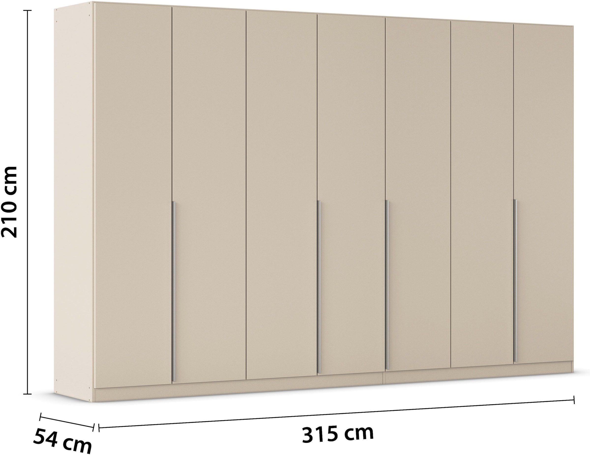 rauch Drehtürenschrank »Kleiderschrank Schrank Garderobe AGORDO TOPSELLER Schlafzimmer«, (in zwei Griff-Farben mit Dekor- oder Hochglanzfront), durchdachte Innenausstattung, in 6 Breiten und 2 Höhen MADE IN GERMANY