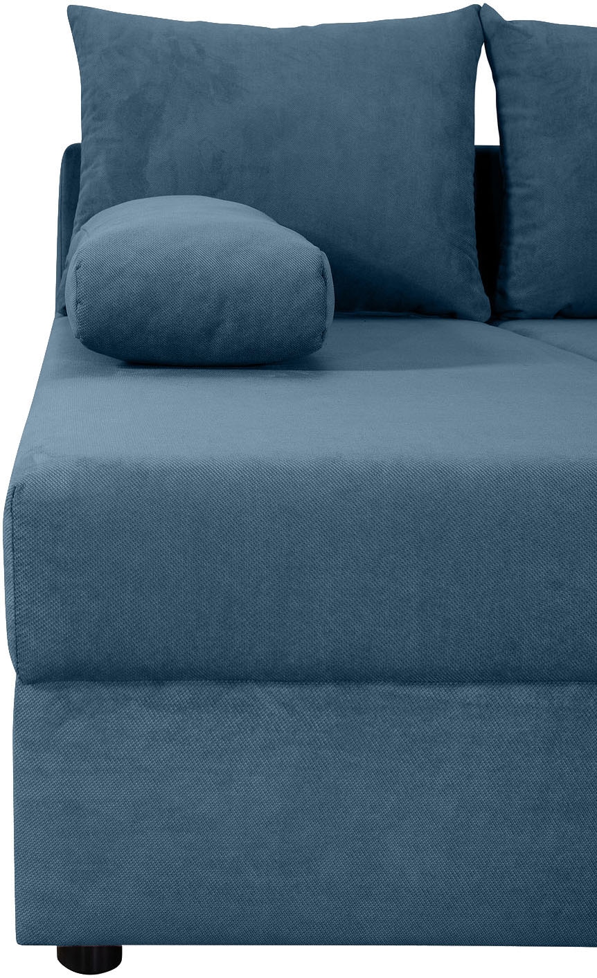 COLLECTION AB Wohnlandschaft »Pico U-Form«, Breite 220, ohne Armlehne mit Schlaffunktion, Bettkasten