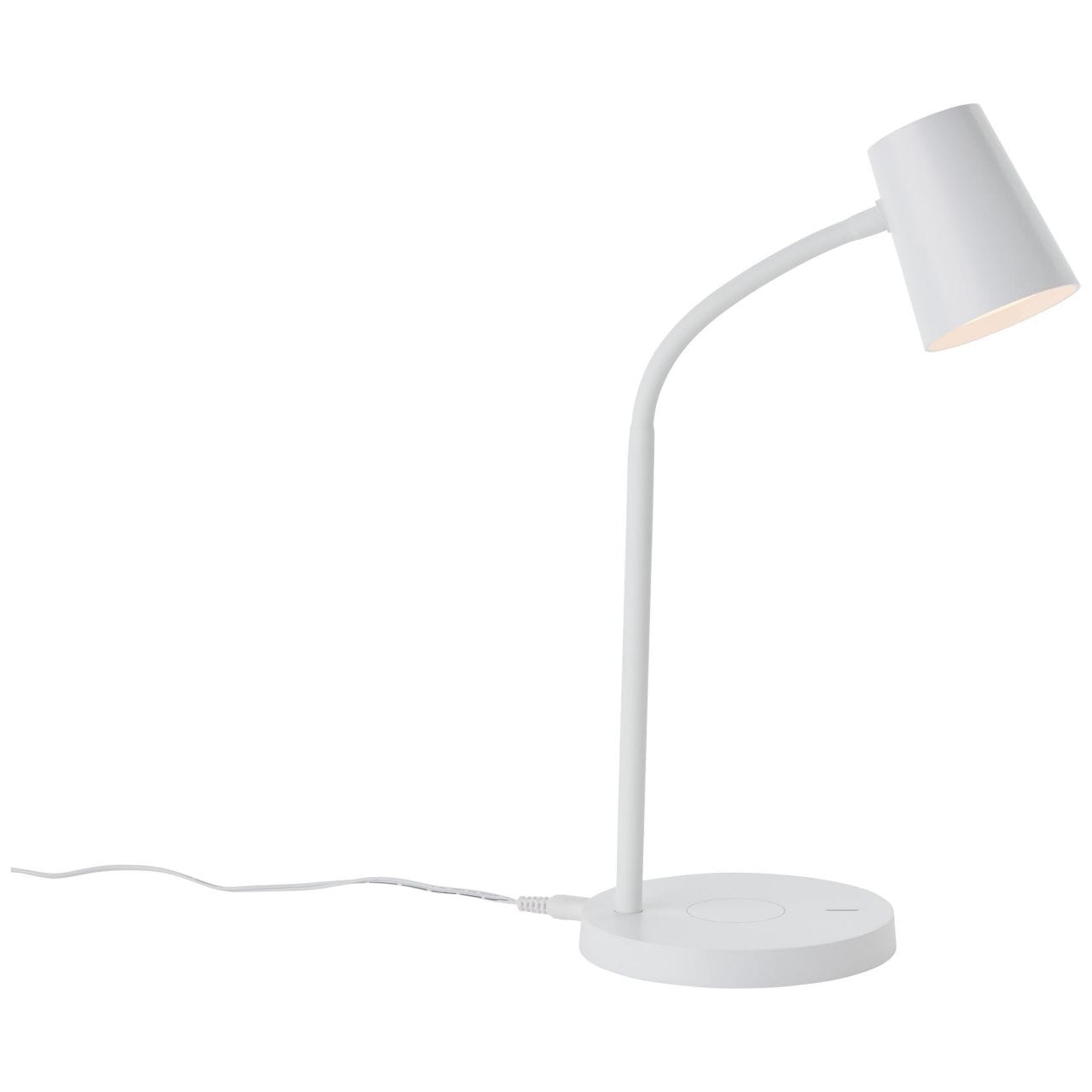 Brilliant Tischleuchte »Illa«, 1 flammig, LED Tischlampe mit Induktionsladeschale weiß
