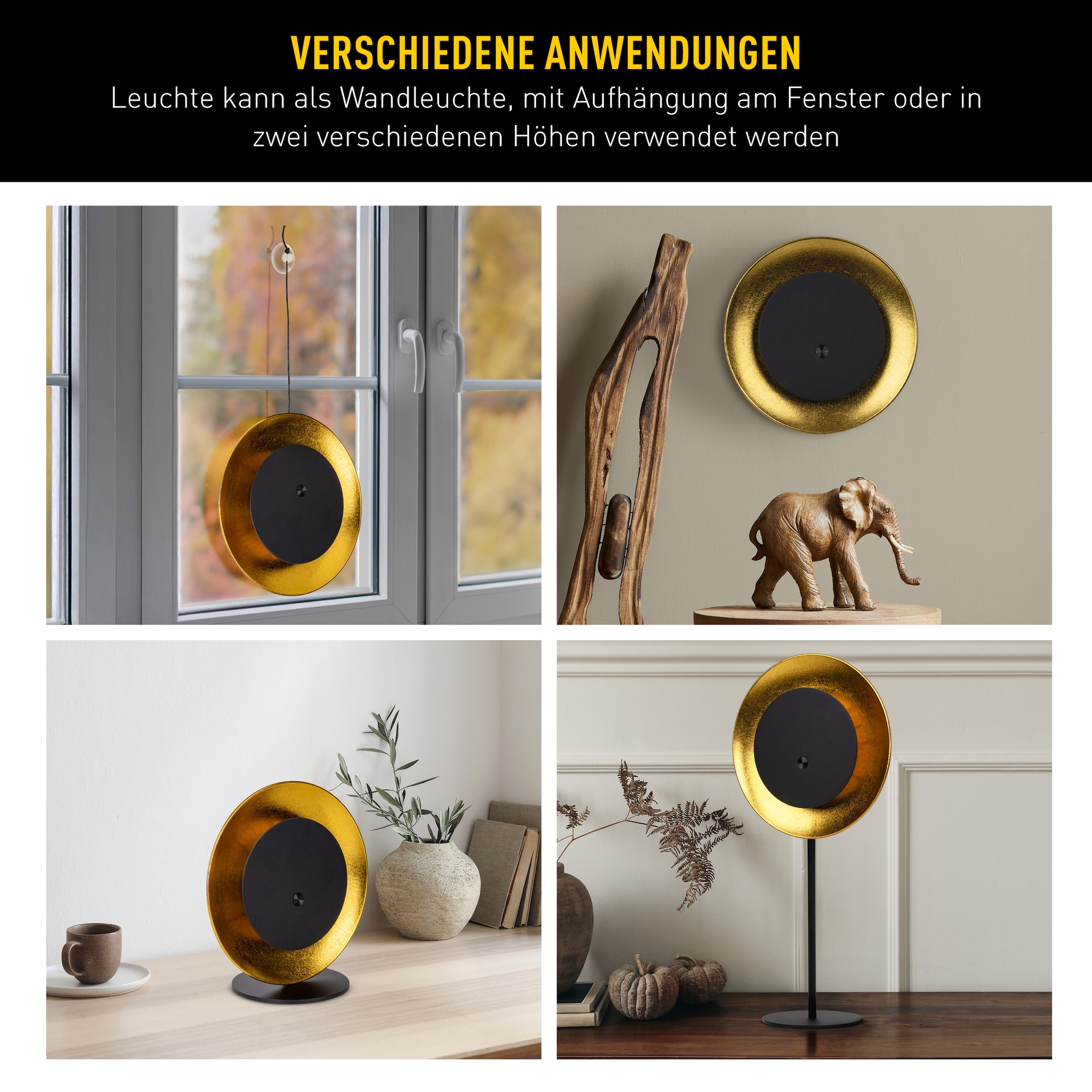 näve LED Solarleuchte »Solan« LED-Modul 1 Stk. Warmweiß 4in1 Akku-Solar-Tisch-Hängeleuchte, Touchschalter, USB, dimmbar