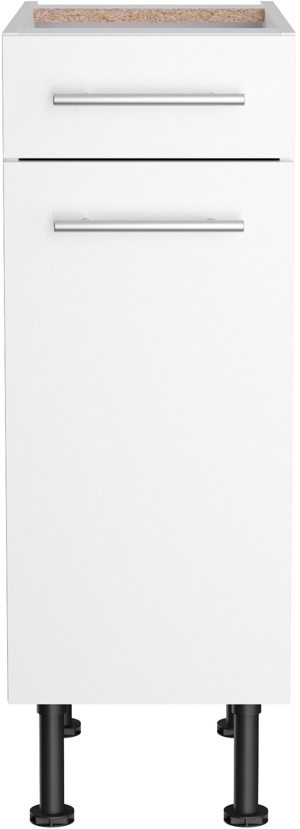 KOCHSTATION Unterschrank »KS-Bern2«, Breite 30 cm, 1 Tür, 1 Schubkasten, 1 Einlegeboden