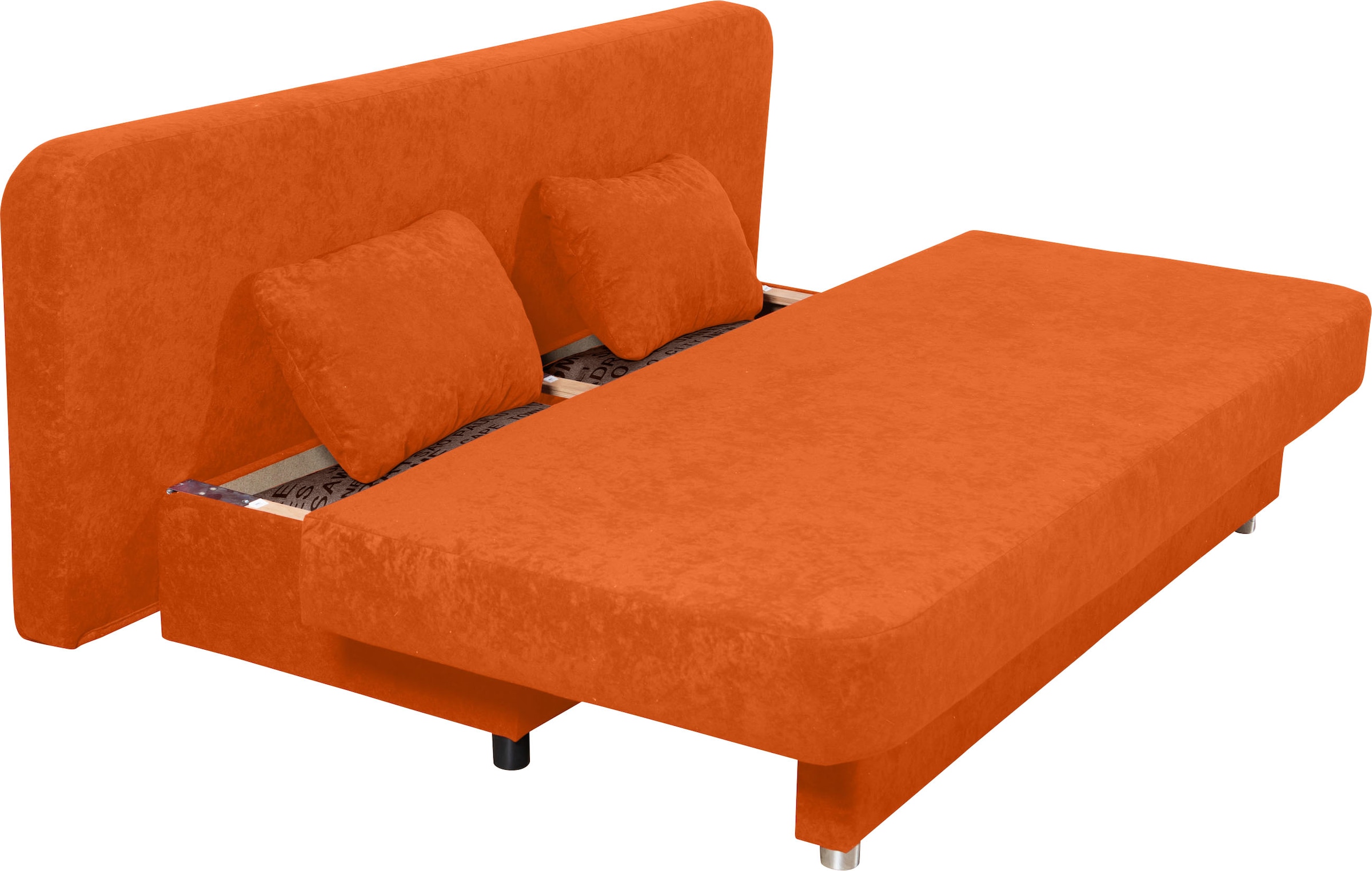 COLLECTION AB Schlafsofa »Ulla inkl. Bettfunktion und Bettkasten«, Schlafsofa,Bettfunktion,Bettkasten,inkl. Rückenkissen,Armlehnekissen
