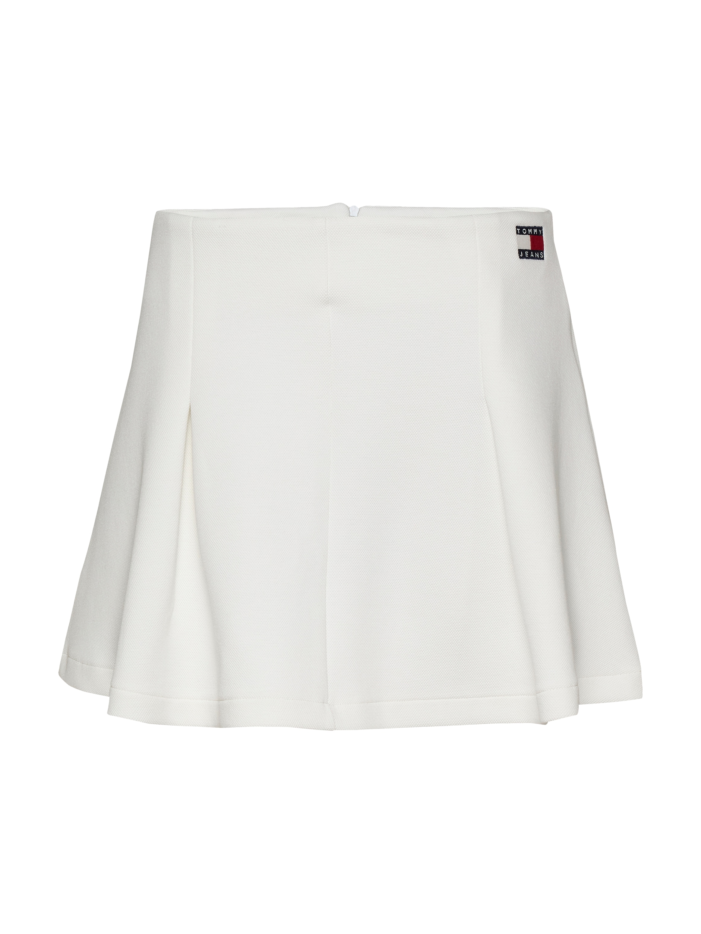 Tommy Jeans Minirock »TJW PIQUE BADGE F&F SKIRT EXT«, mit Logo-Badge, Pique-Qualität, Fit & Flare