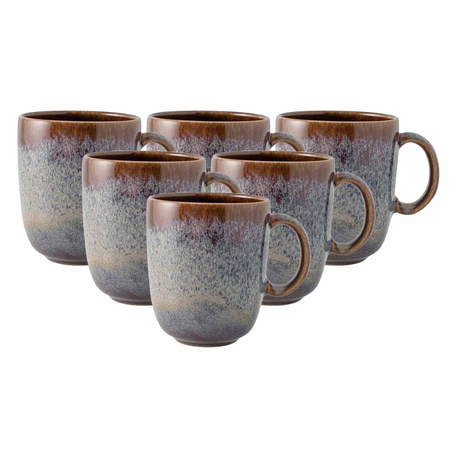 like. by Villeroy & Boch Becher »Becher mit Henkel Lave 400 ml 6er Set« günstig online kaufen
