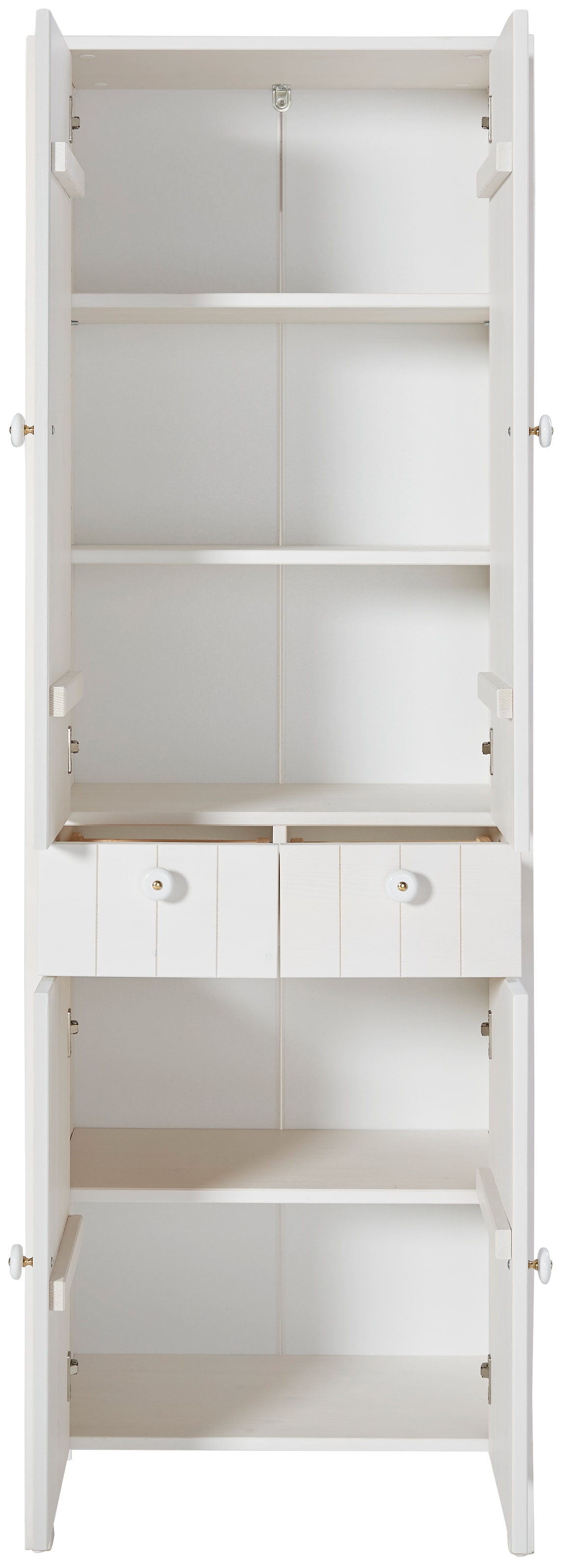 Home affaire Hochschrank »Tina«, Badmöbel, Schrank, Breite 57 cm, Massivholz