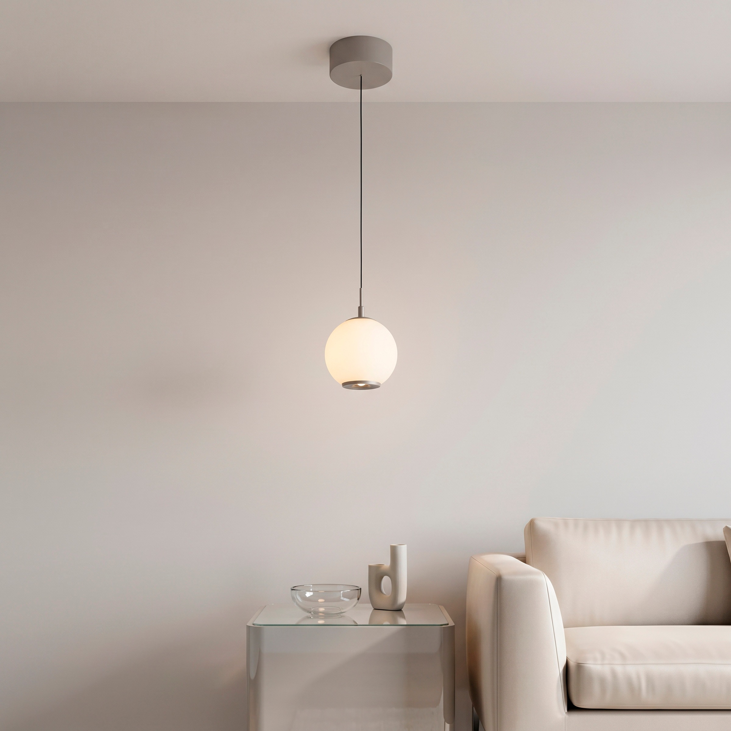 Paul Neuhaus LED Pendelleuchte »SANDORA« LED-Board 1 Stk. warmweiß - kaltweiß Comfort Lift, CCT(2200-5000K), 3-Stufen Dimmer über Wandschalter