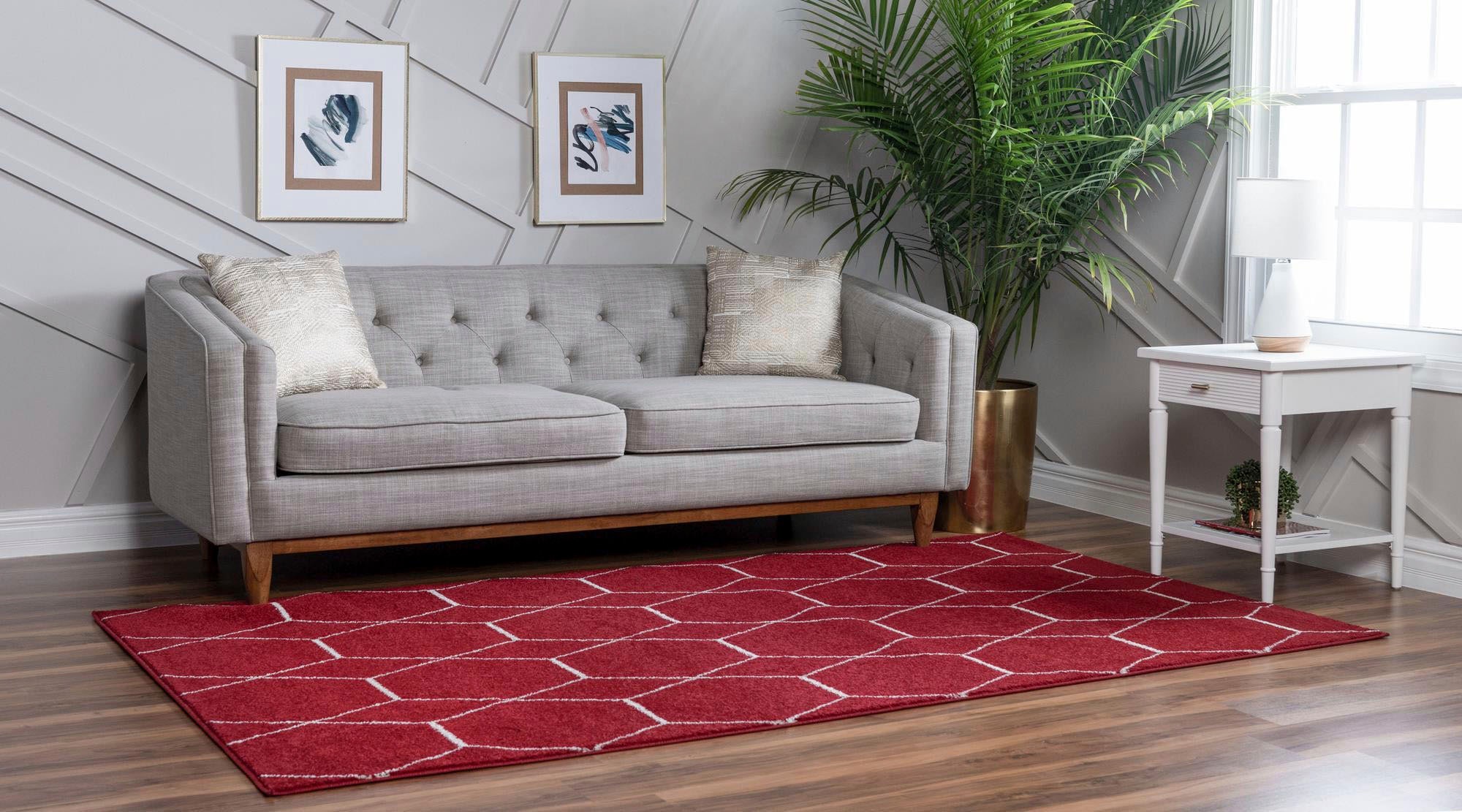 Myflair Möbel & Accessoires Teppich »Crosses Frieze Lagerräumung«, rechteckig, 8 mm Höhe, Kurzflor, gewebt, modernes Design, ideal im Wohnzimmer & Schlafzimmer
