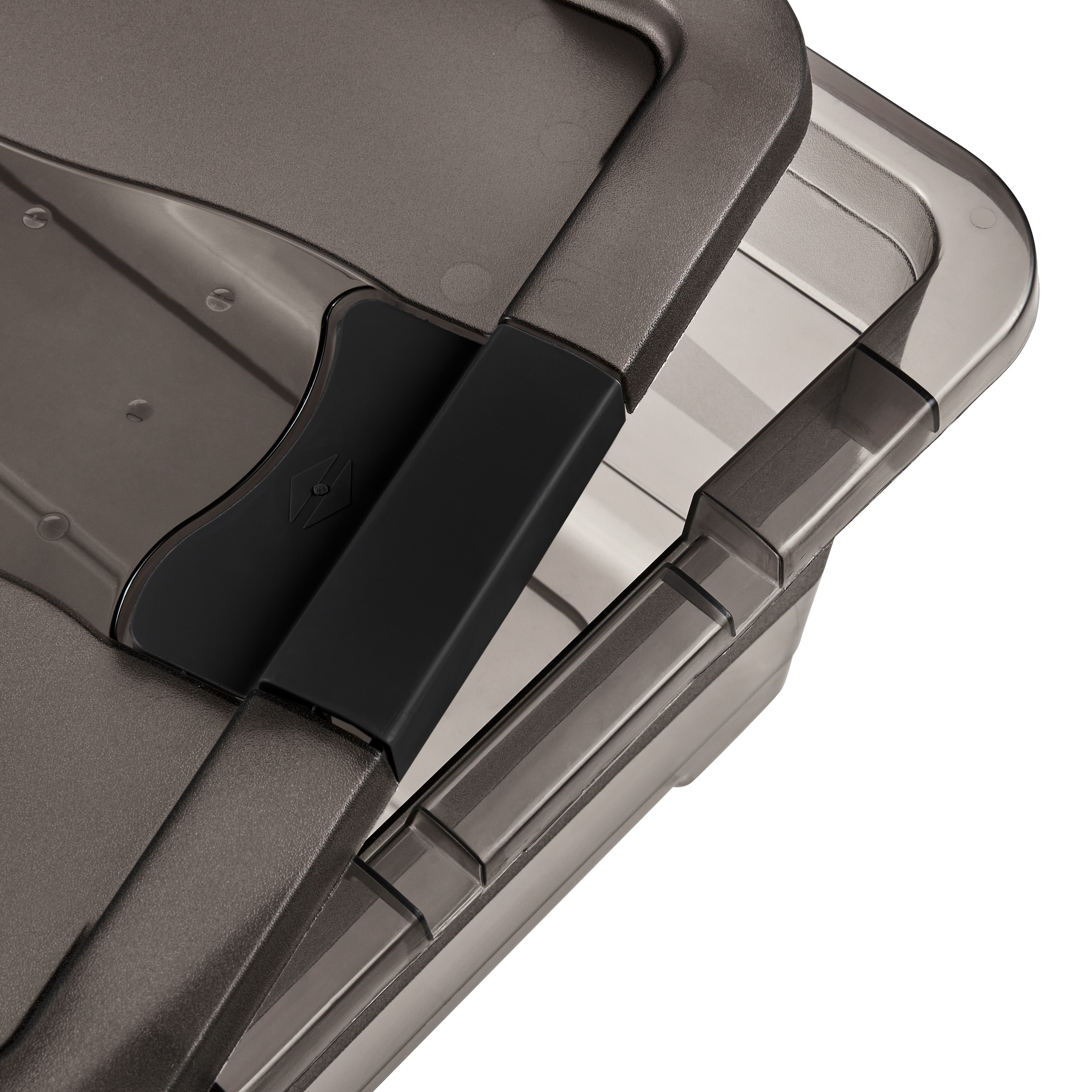 keeeper Aufbewahrungsbox »Cornelia, 4er Set, 12 L, 39,5 x 29,5 x 17,5 cm« durch Clips verschließbar, Griffe am Boden