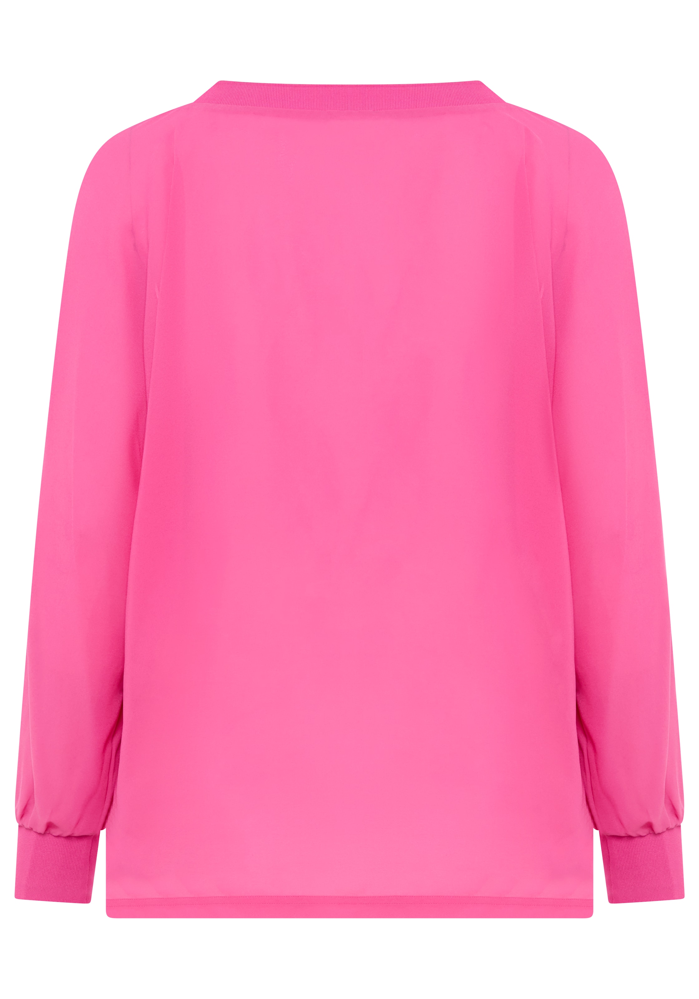 Laura Scott CURVE Shirtbluse mit sportivem Rippenbündchen