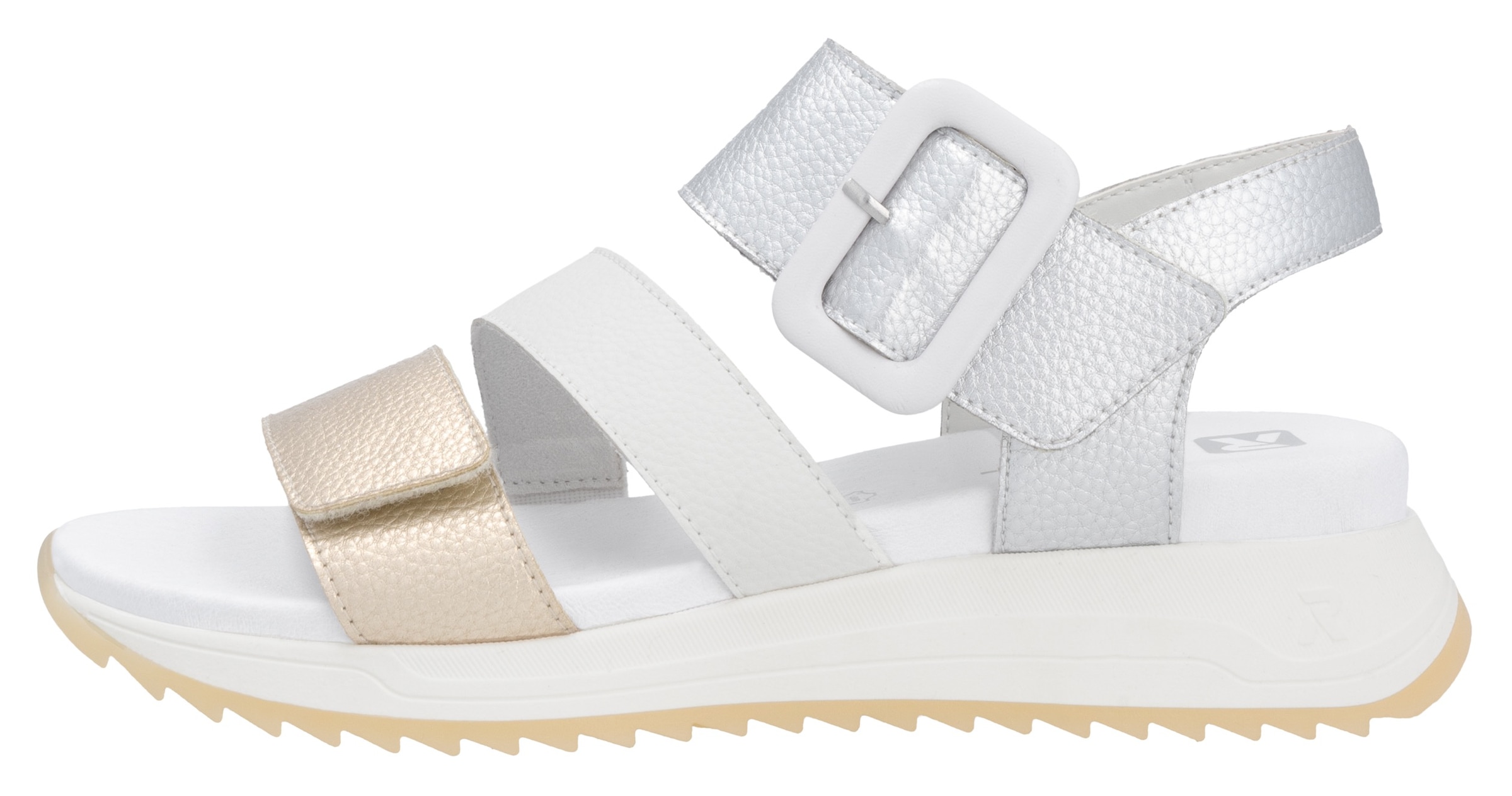 RIEKER Sport Riemchensandale, Sommerschuh, Klettschuh, Outdoorsandale mit weichem Fußbett
