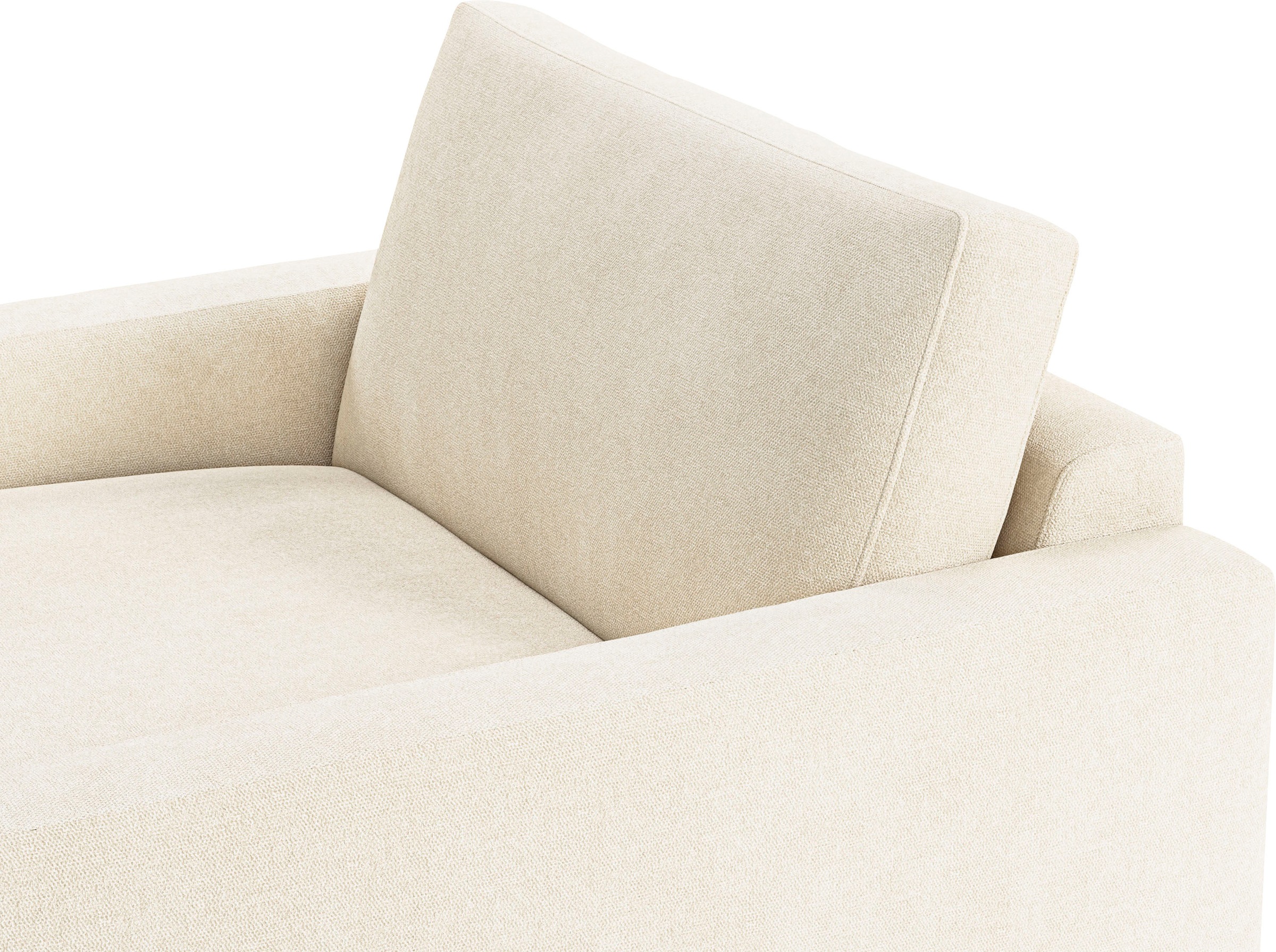 INOSIGN Chaiselongue »Downtown Loungemöbel zum Relaxen, B/T/H: 132/170/84 cm«, auch in Bouclé, Cord und Easy care - leicht mir Wasser zu reinigen