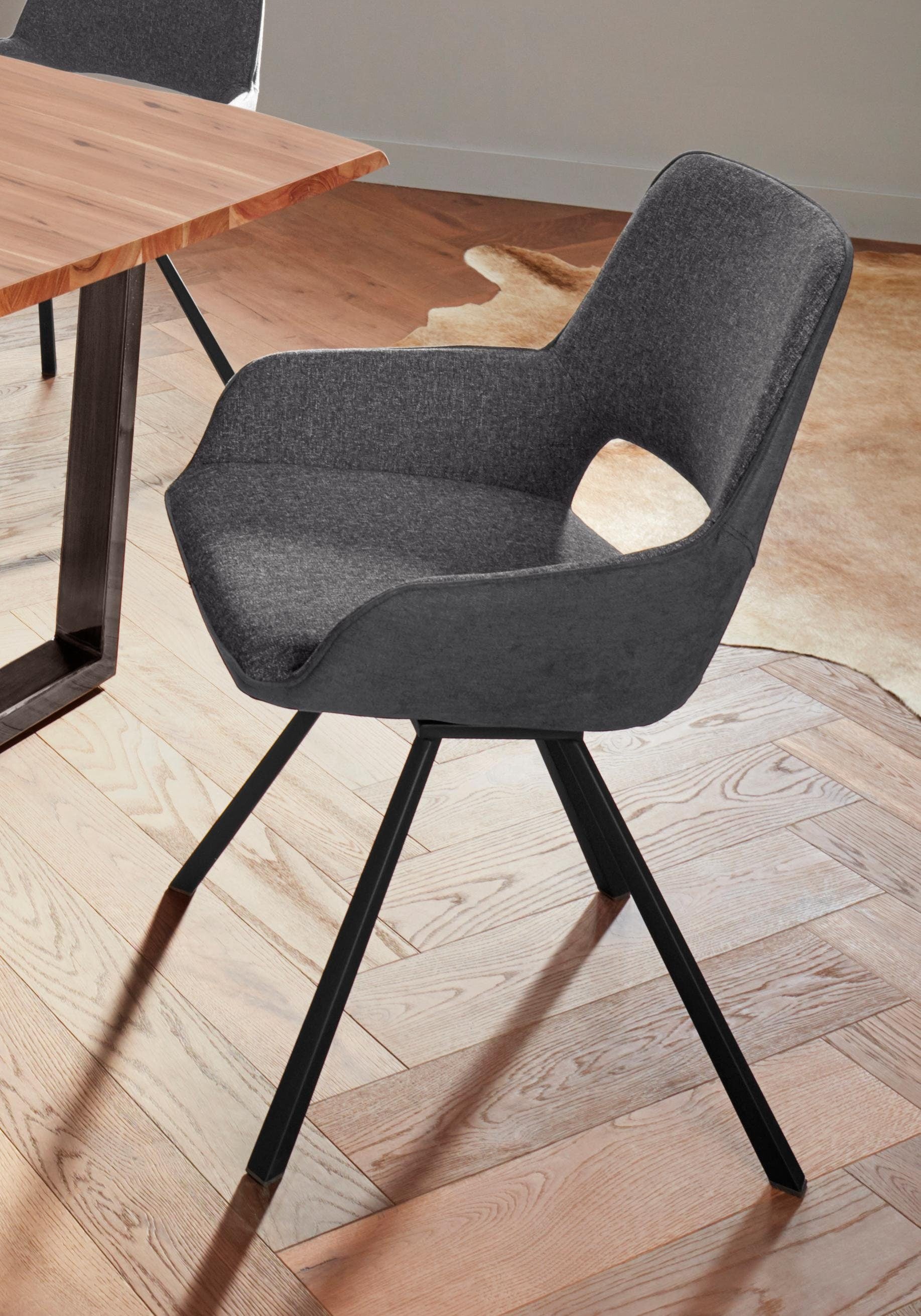 MCA furniture 4-Fußstuhl »Parana«, (Set), 2 St., Stuhl belastbar bis 120 Kg