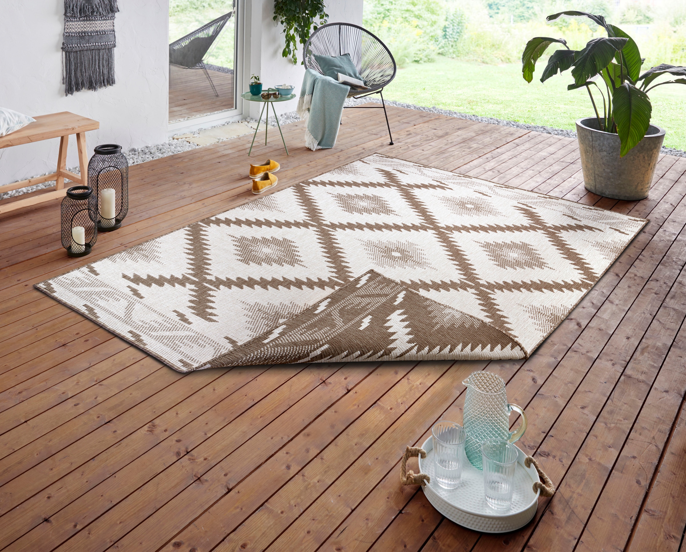 2. Bild von NORTHRUGS Teppich »Malibu«, rechteckig